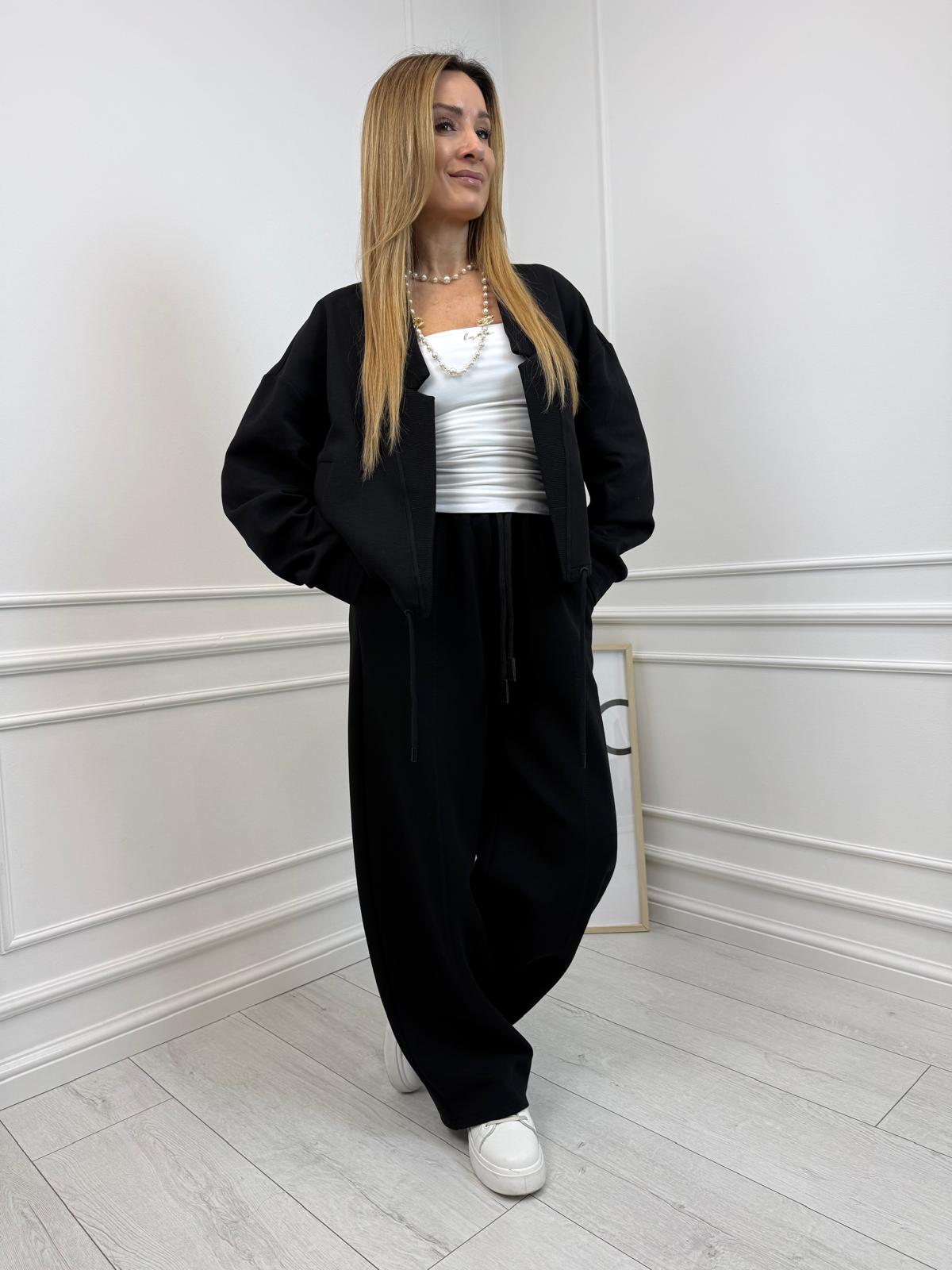 Czarne Spodnie Dresowe BEST 