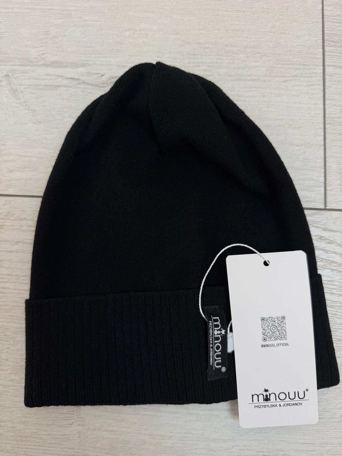 Czapka Minouu Czarna 