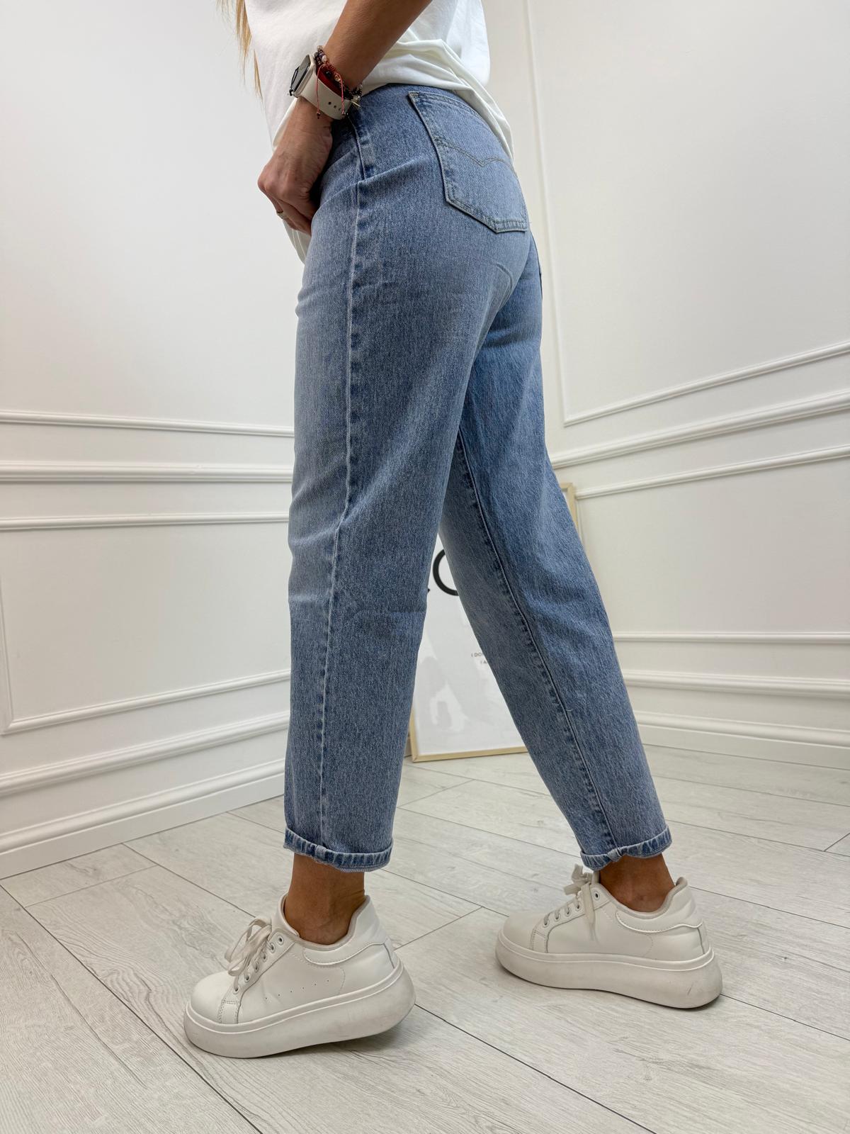 Spodnie Blue Jeans Klasyczne AD'ORO Mom Fit