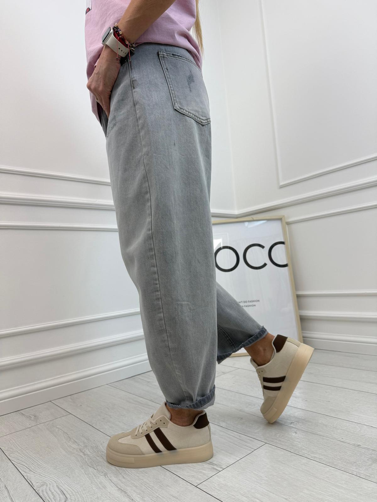 Jeansy Damskie o Luźnym Kroju