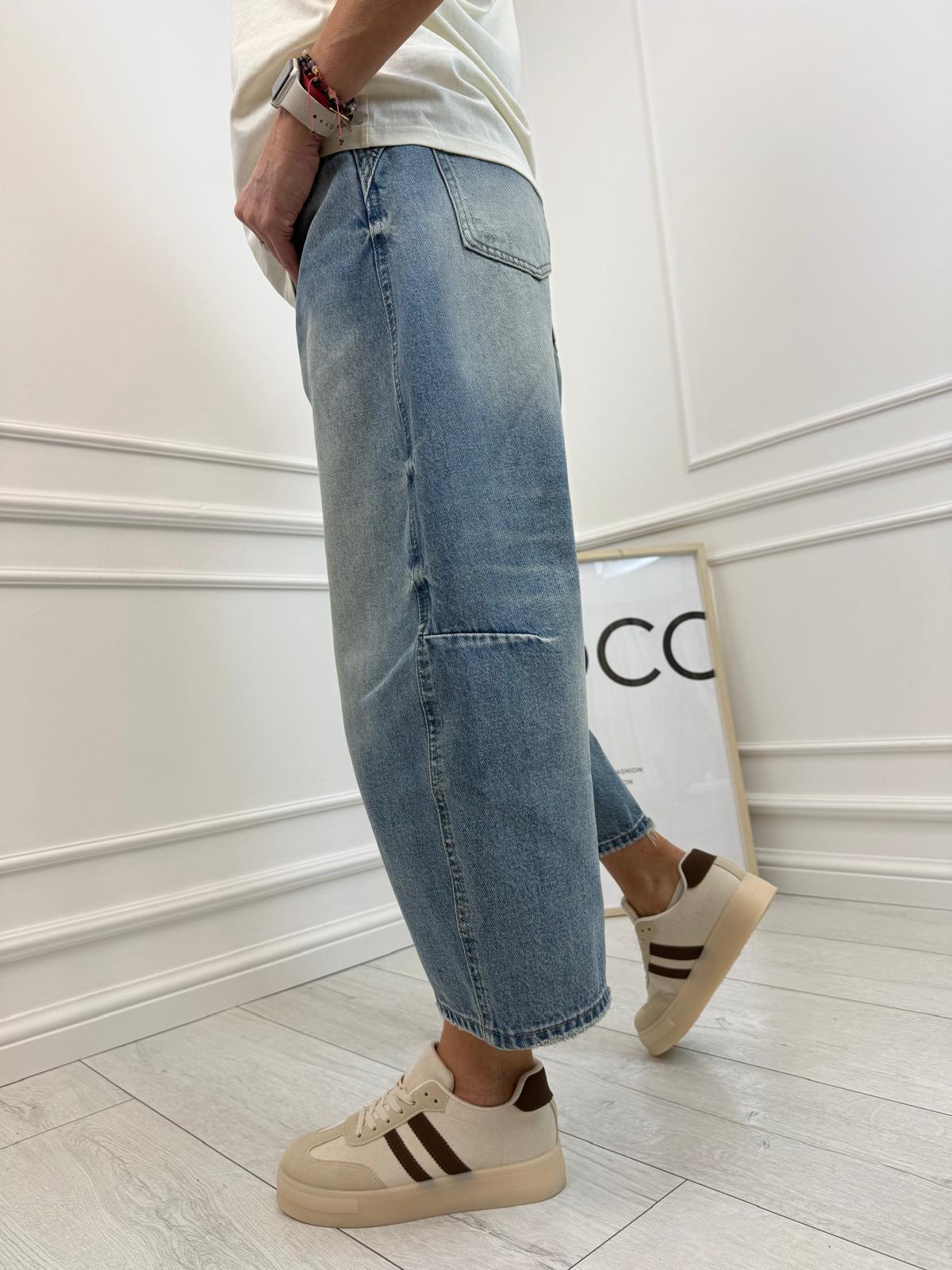 Jeansowe Spodnie Damskie Styl Casual