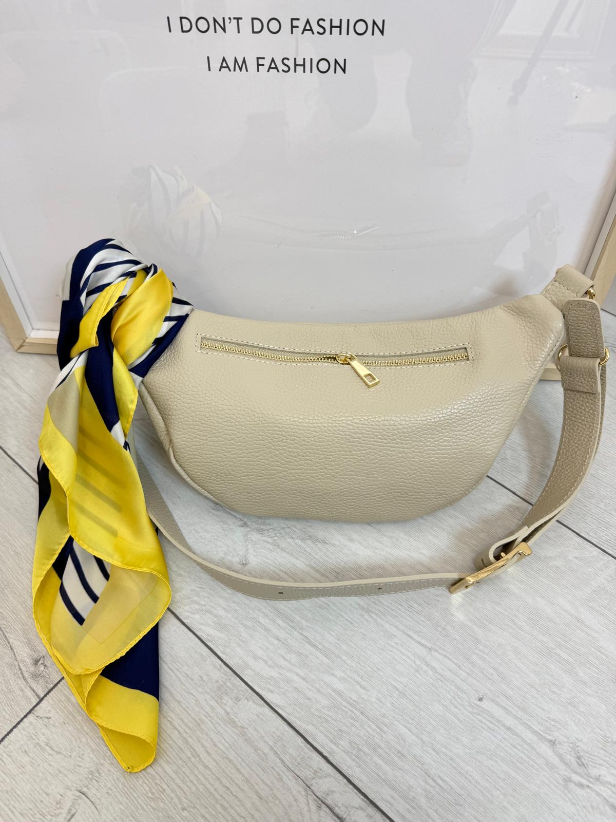 Nerka Torba Borse In Pelle Kolor Beżowy