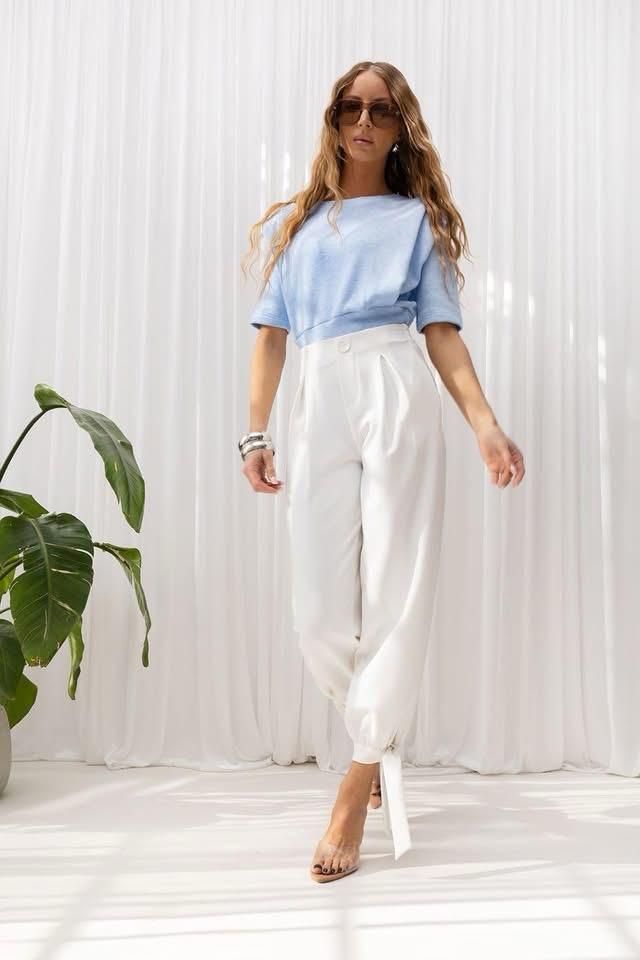  Spodnie JOLMAR Kolor Ecru