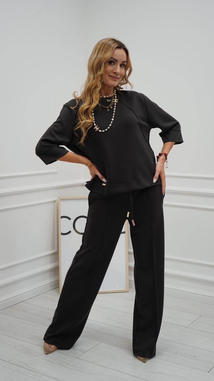 Czekoladowy Elegancki Komplet La fu