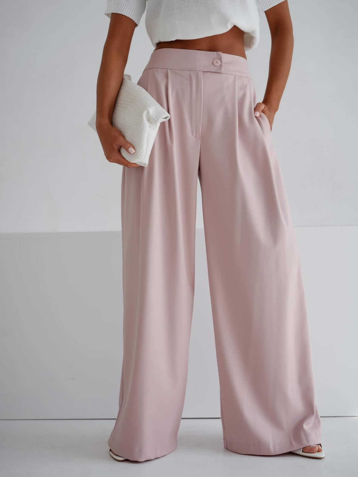 Eleganckie spodnie z szeroką nogawką Bocca