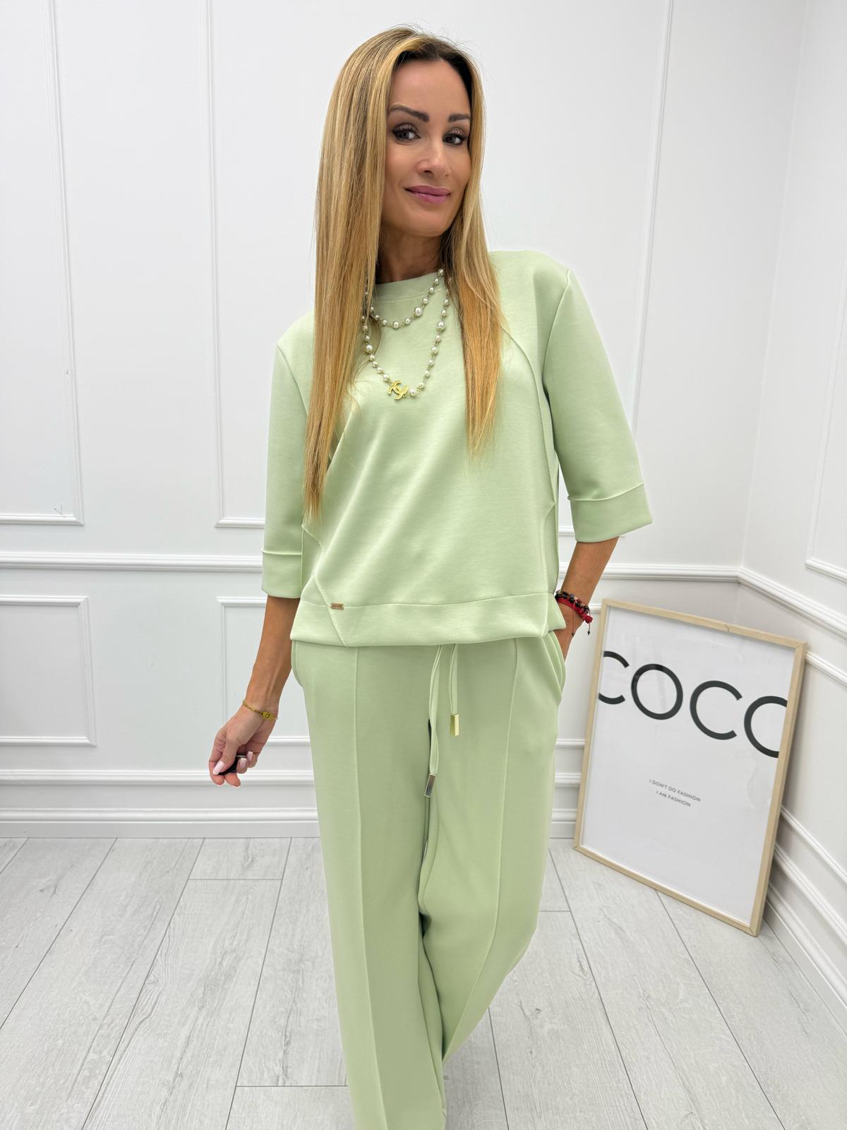 Elegancki Komplet La fu Matcha