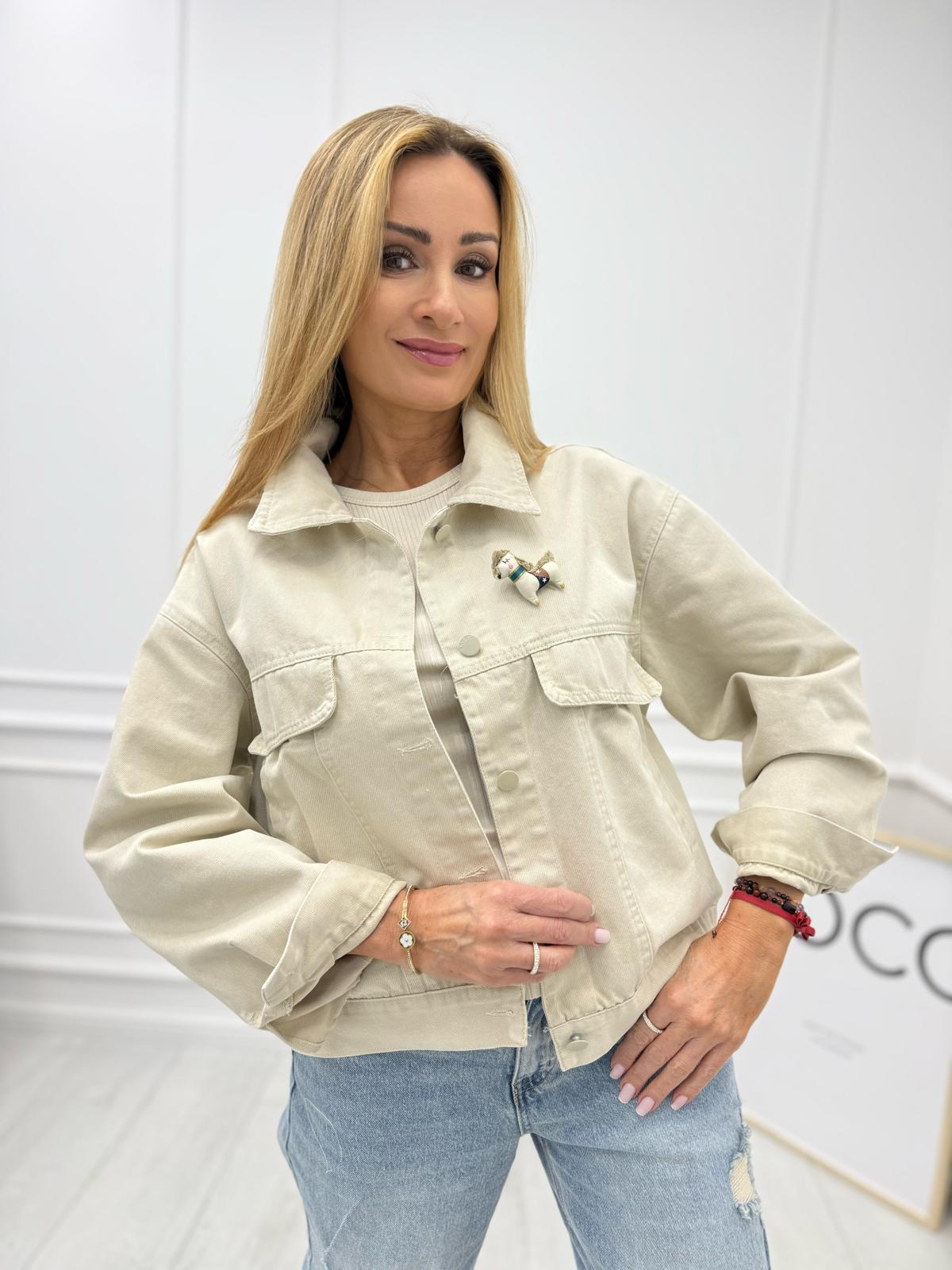 Kurtka z dopinanym kucykiem