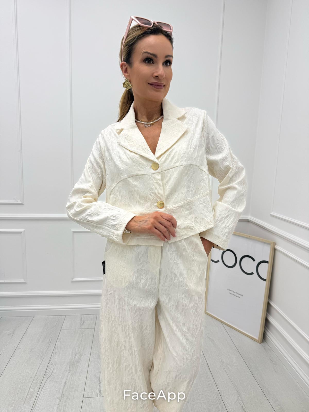 Komplet 2 Częściowy Minouu z Koronkowej Wiskozy