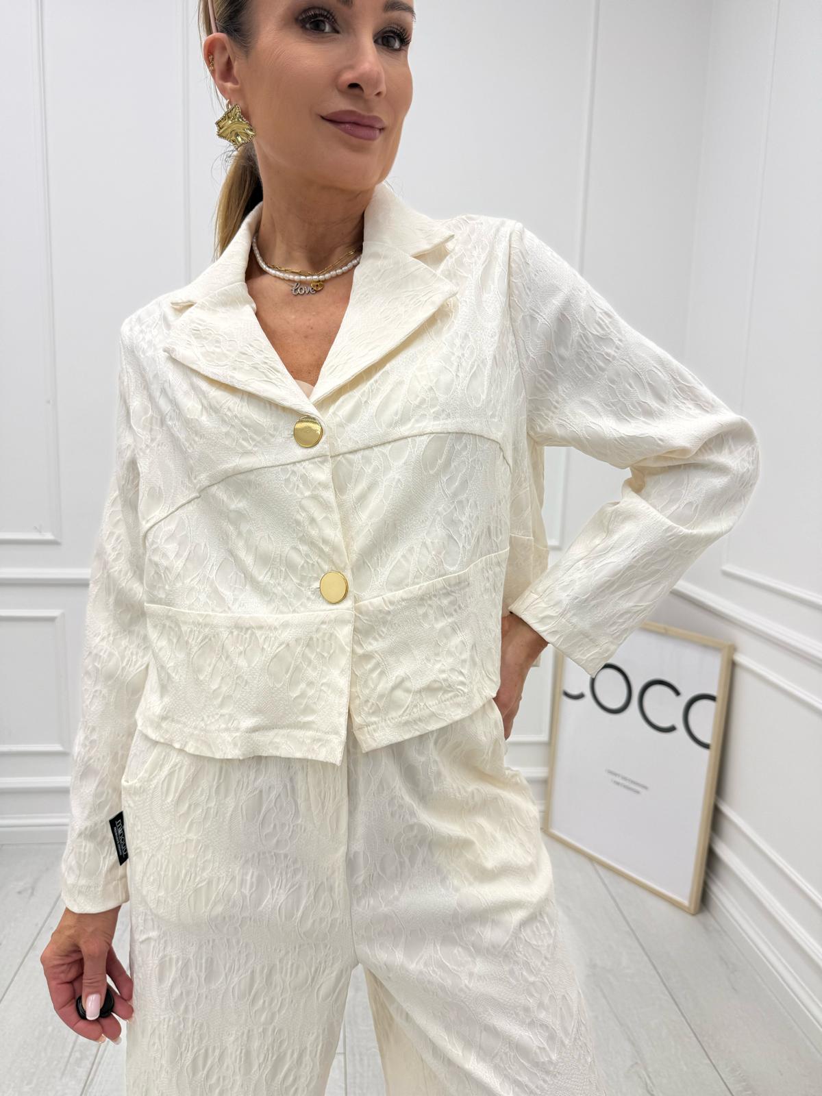 Komplet 2 Częściowy Minouu z Koronkowej Wiskozy