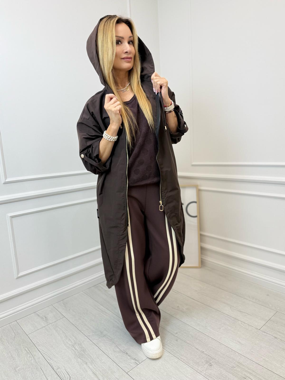 Parka Minouu Dalia Kolor Czekoladowy