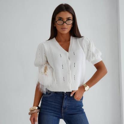 Ażurowy Sweterek BOCCA z