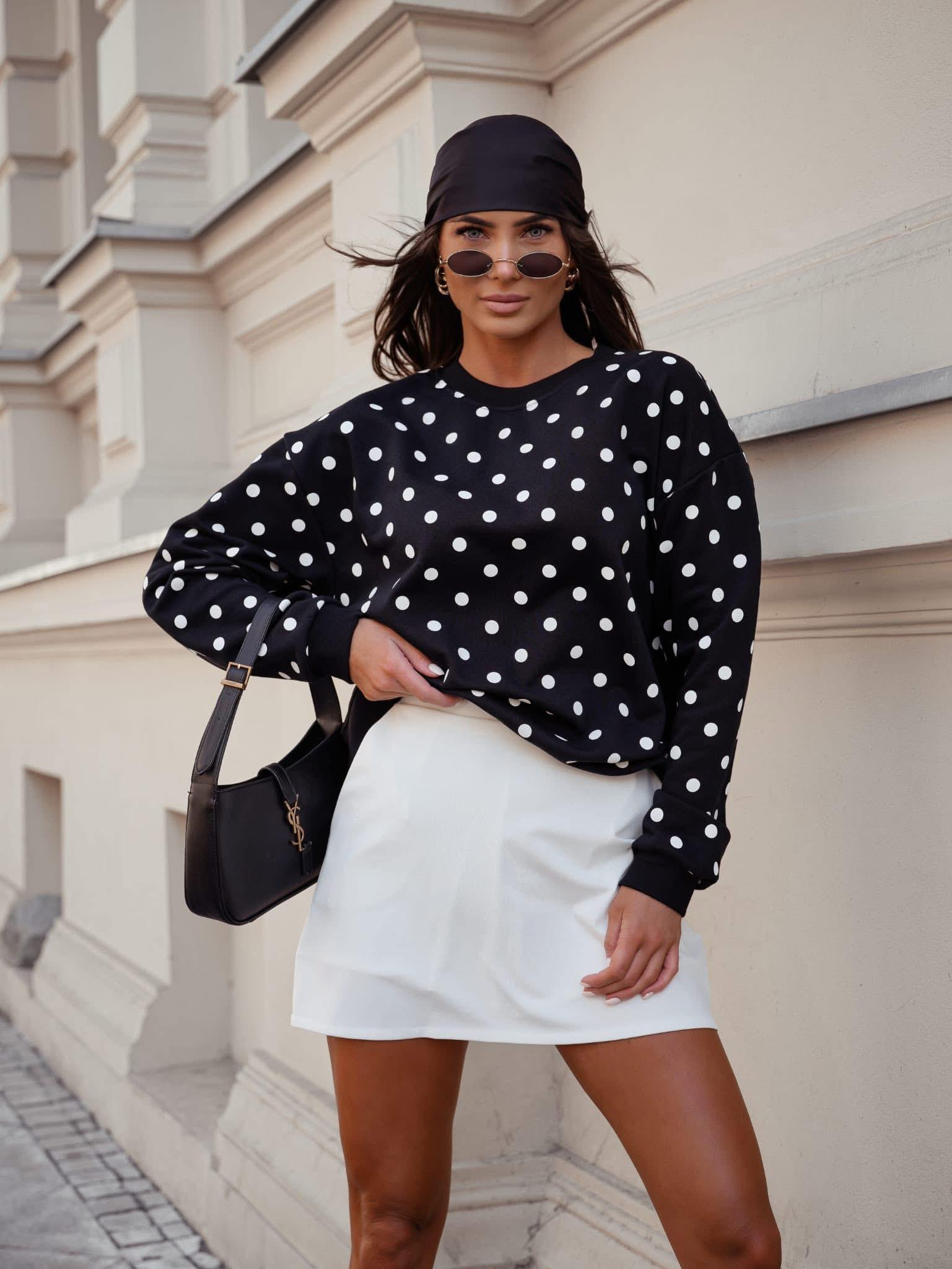  Bluza BOCCA Grochy Czarna