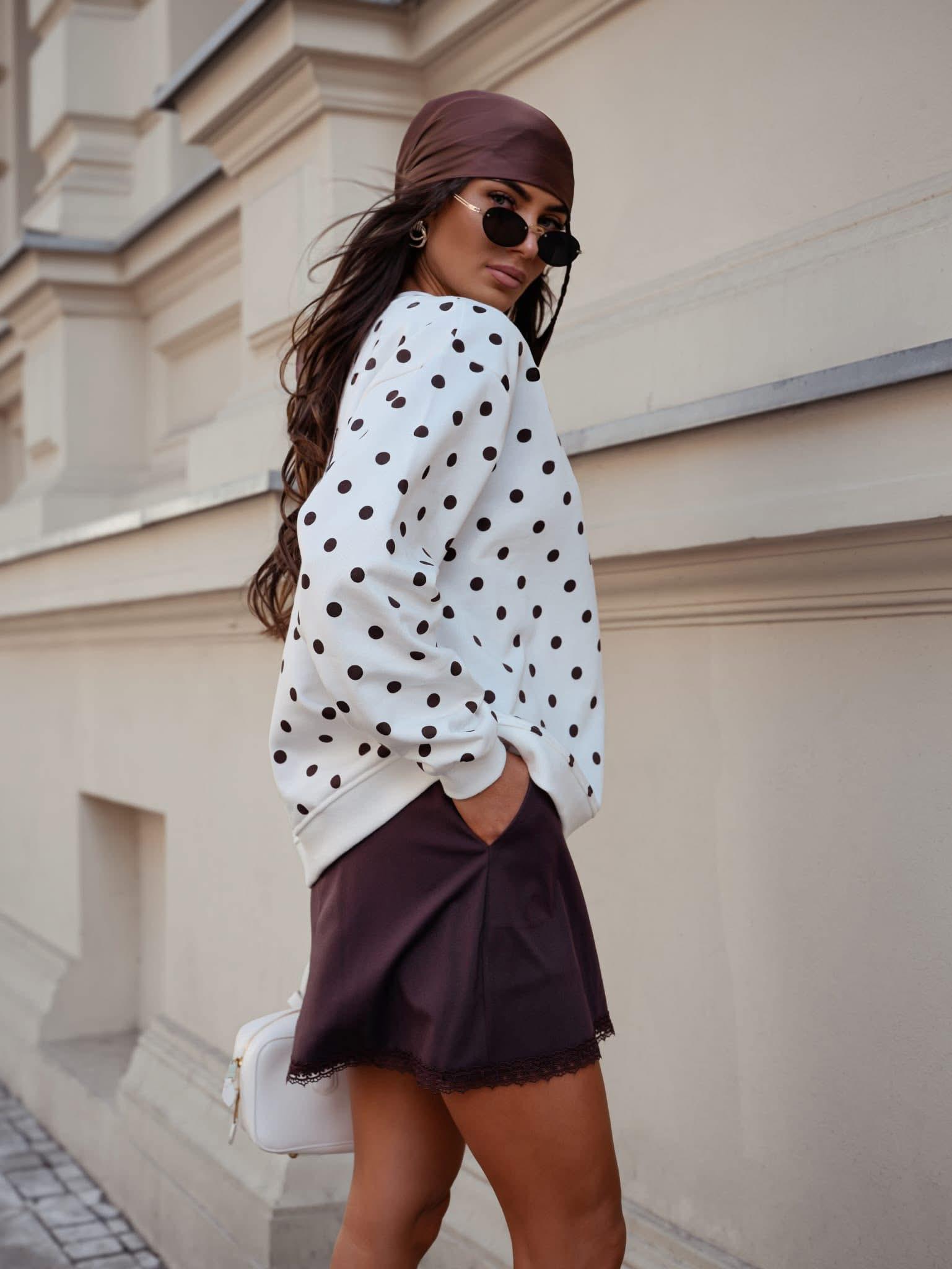 Bluza BOCCA Grochy Biała