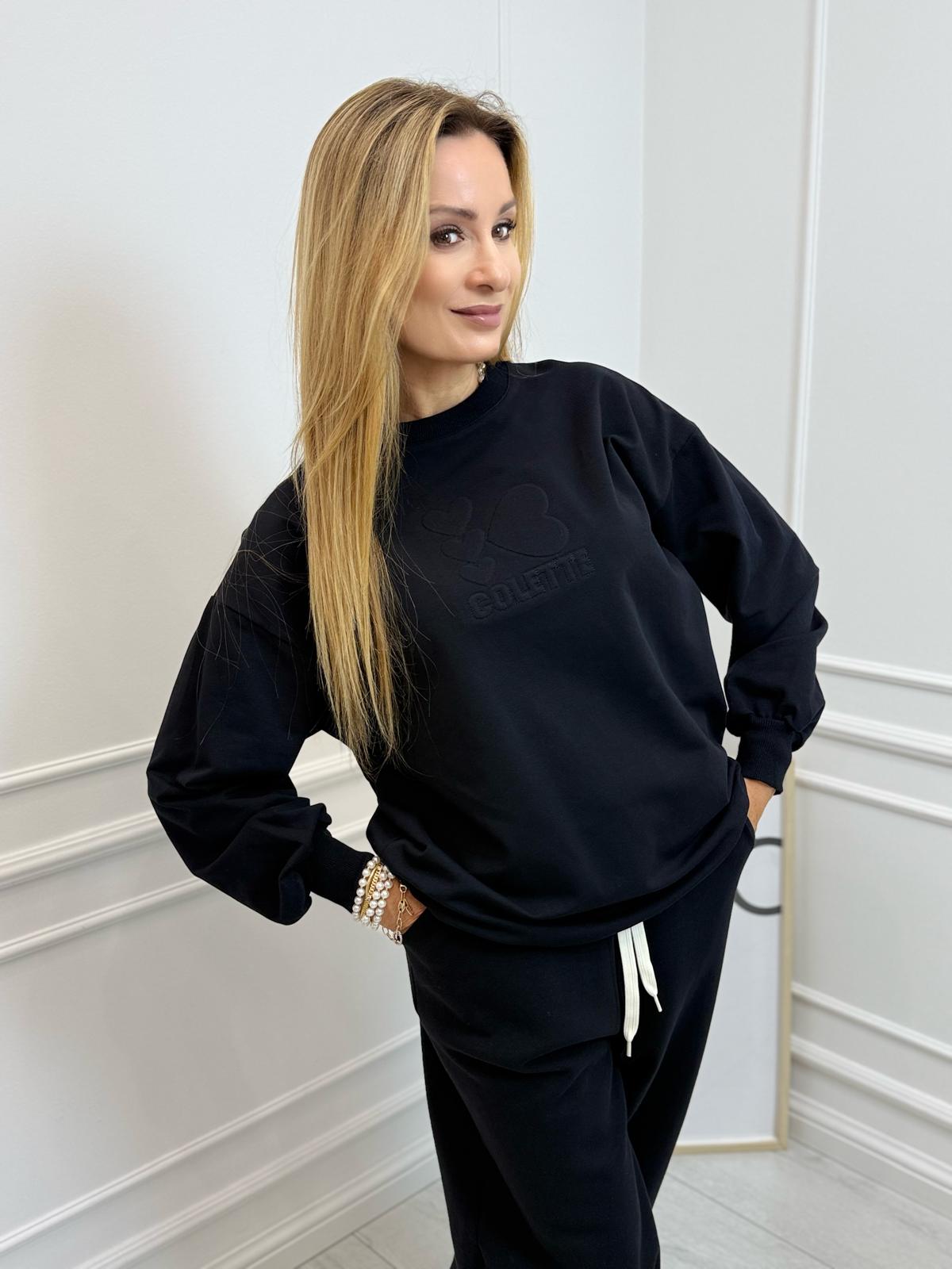 Czarna Bluza Colette 