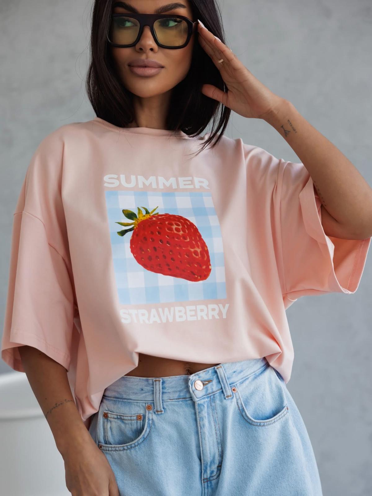 Bluzka Summer Strawberry Me Gusta Morela 