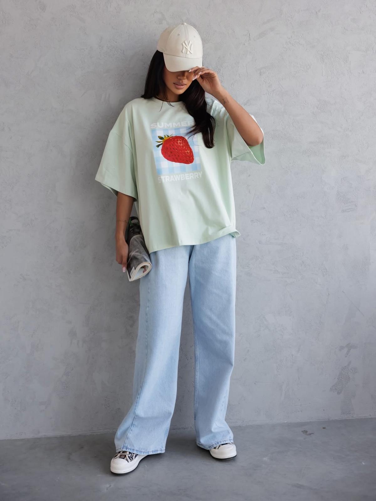 Bluzka Summer Strawberry Me Gusta Matcha Latte