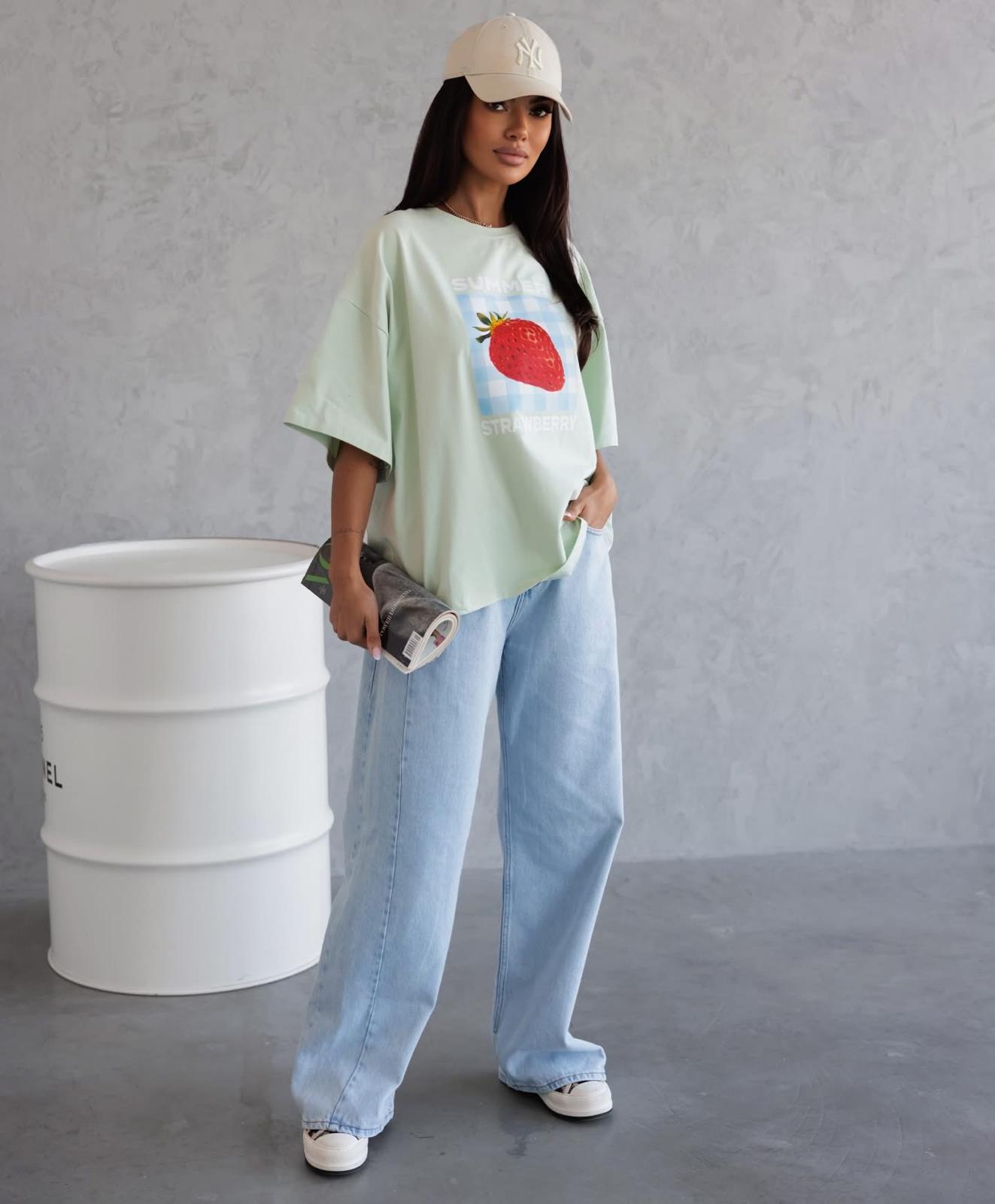 Bluzka Summer Strawberry Me Gusta Matcha Latte