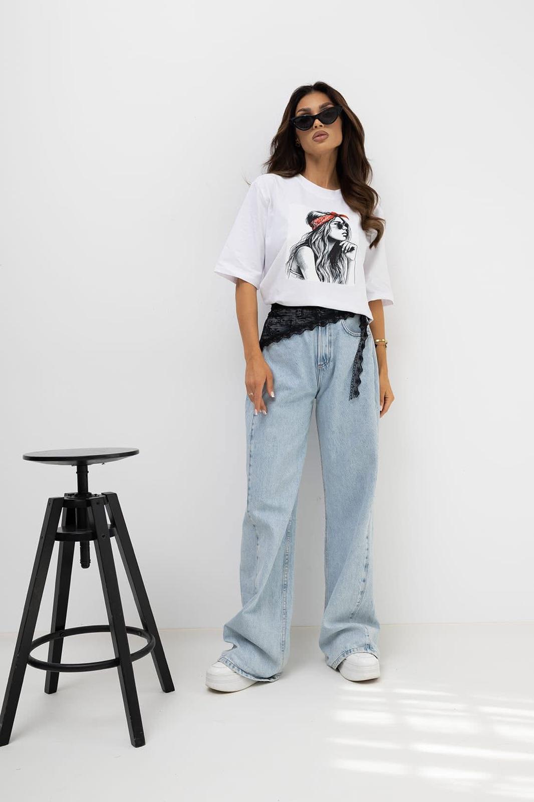 Bawełniana Bluzeczka T-shirt BOCCA Bandamka Biała