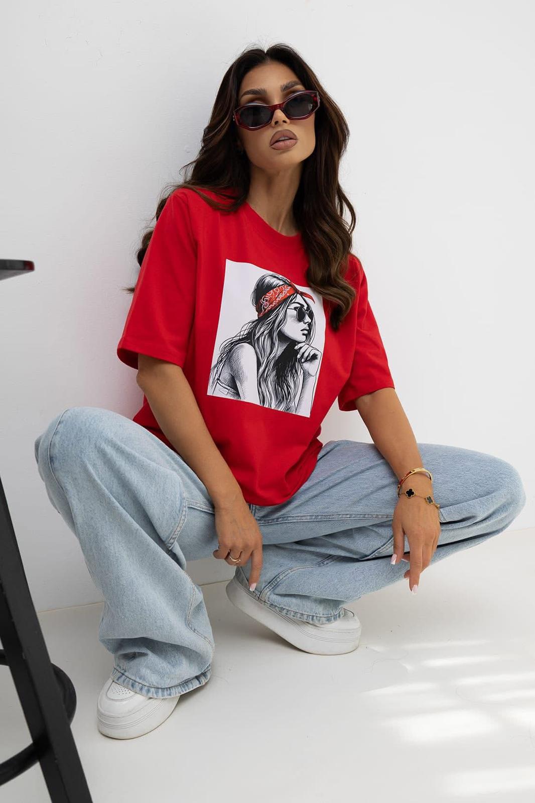 Bawełniana Bluzeczka T-shirt BOCCA Bandamka 