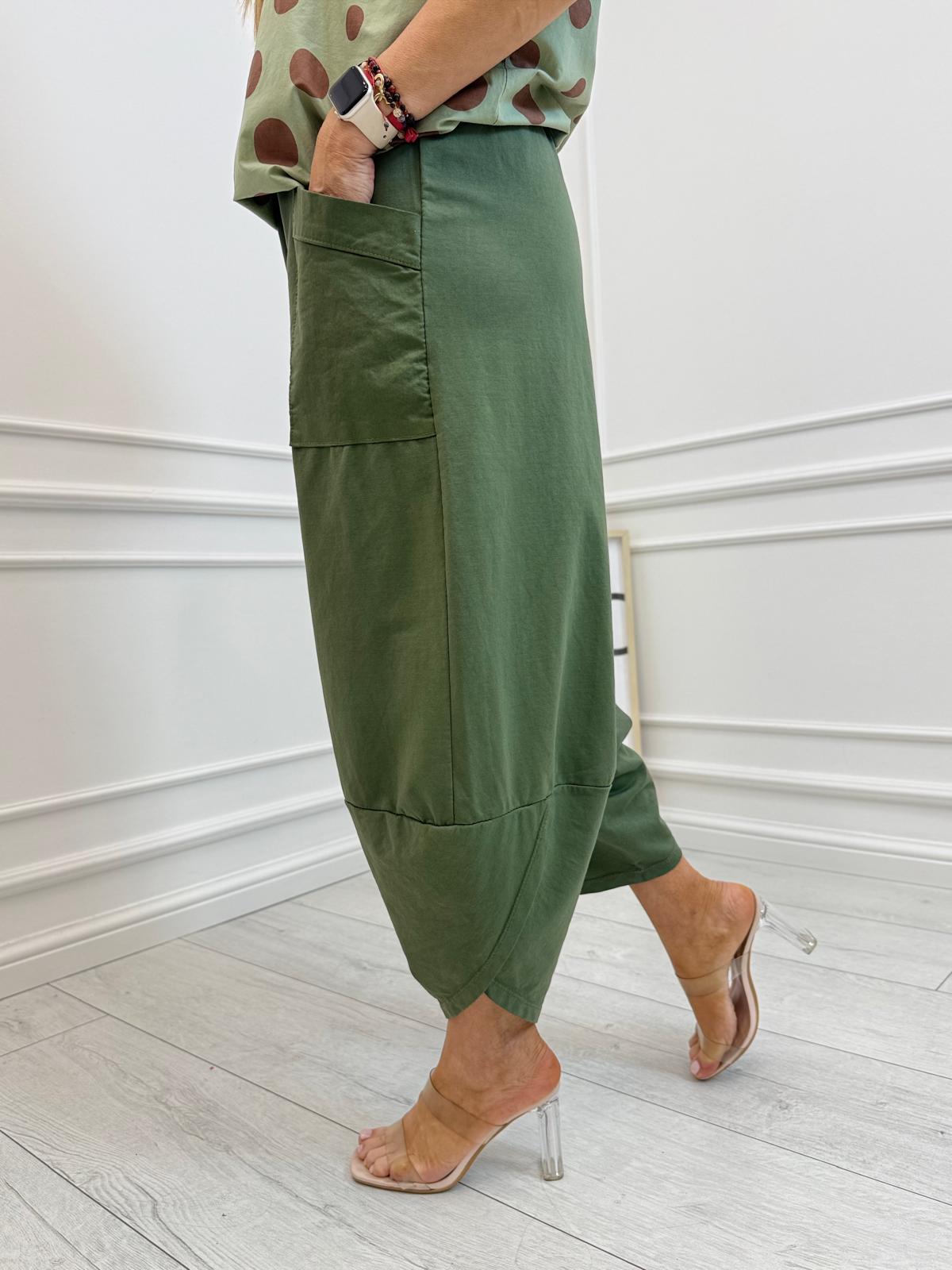 Spodnie Tulipany Khaki 