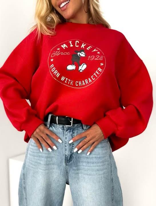 Bluza Mickey Czerwona