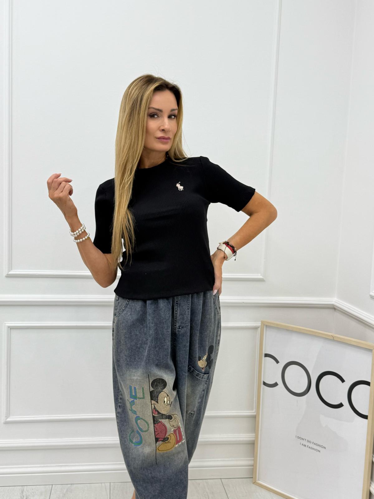 Czarna Bluzka Collete - BLM Polo