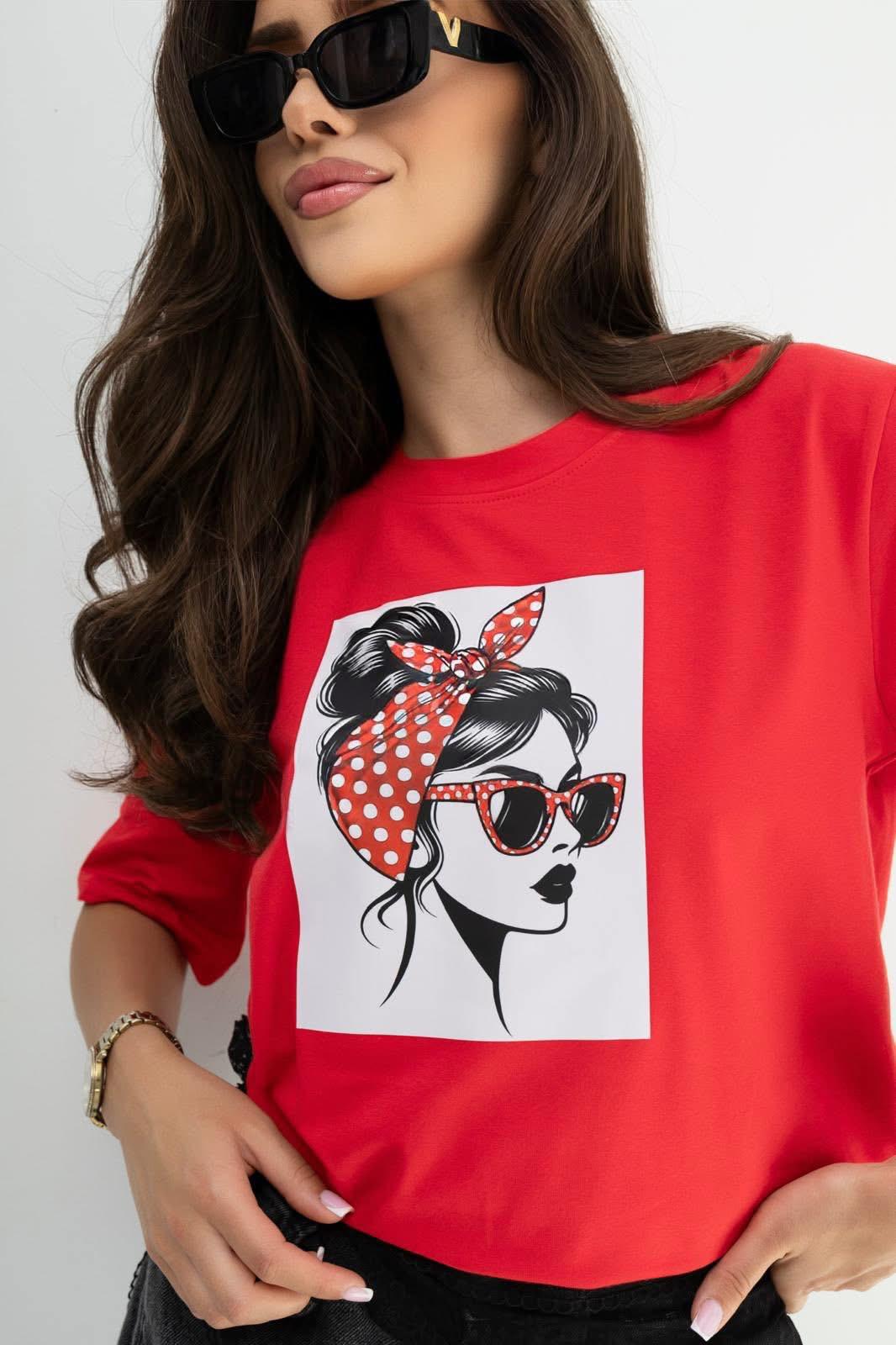 T-shirt BOCCA z Okulary