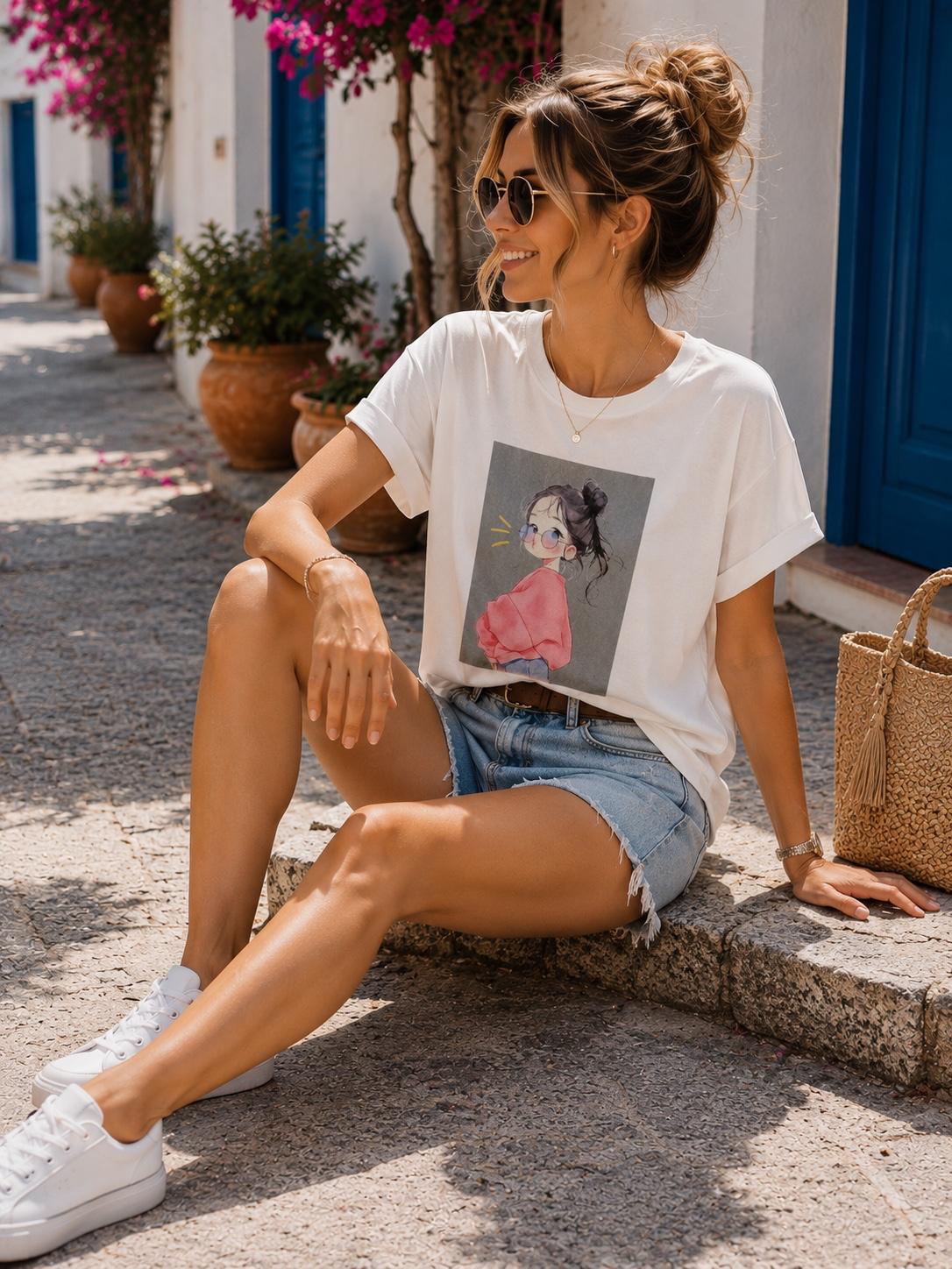 Bawełniany T-Shirt/Bluzeczka Agatka