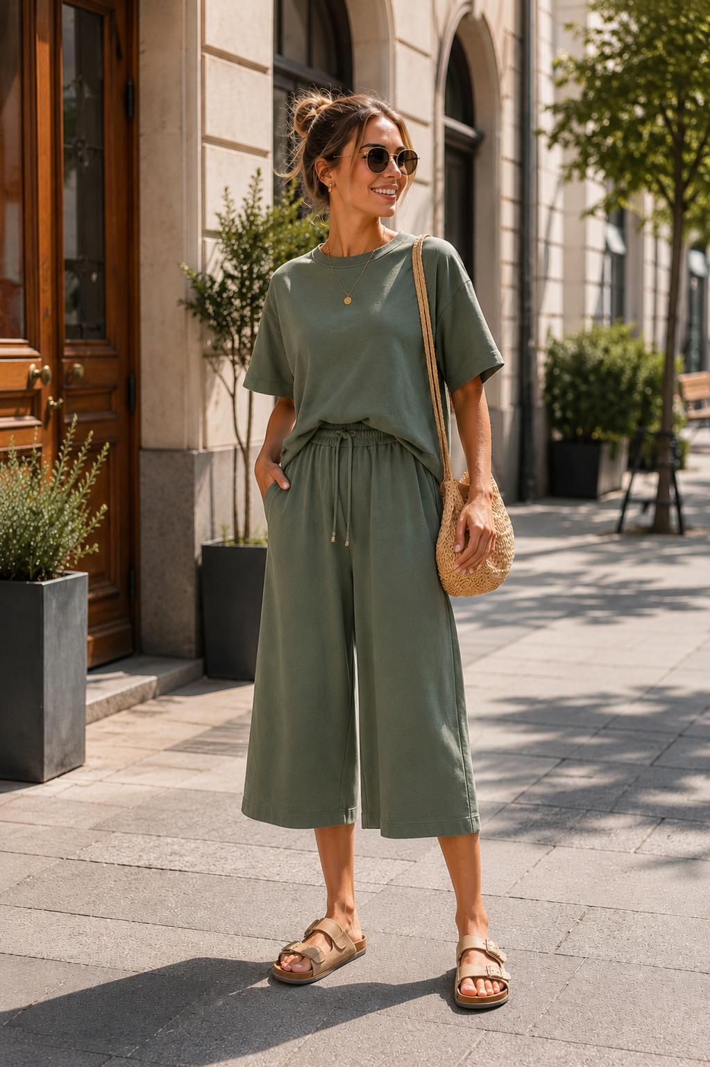 Komplet Dresowy Wiya Luna Khaki 