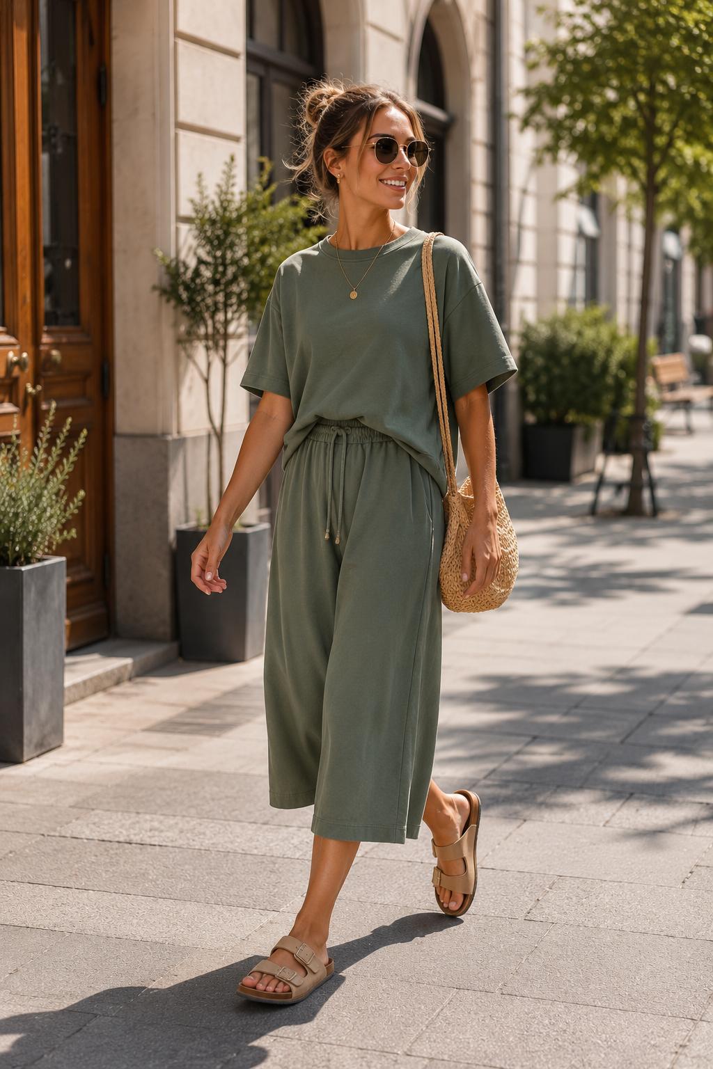 Komplet Dresowy Wiya Luna Khaki 