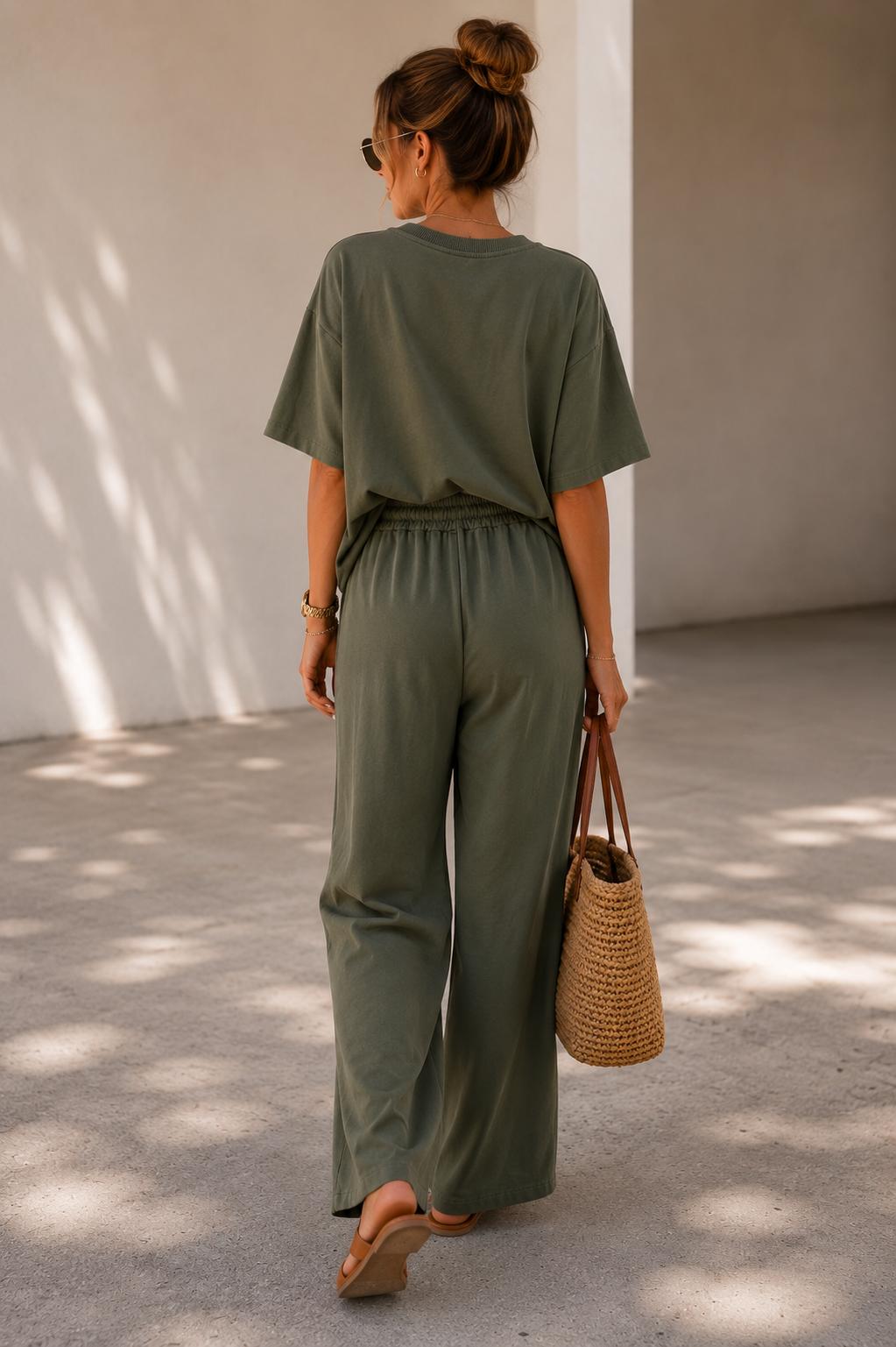 Komplet Dresowy Wiya Khaki