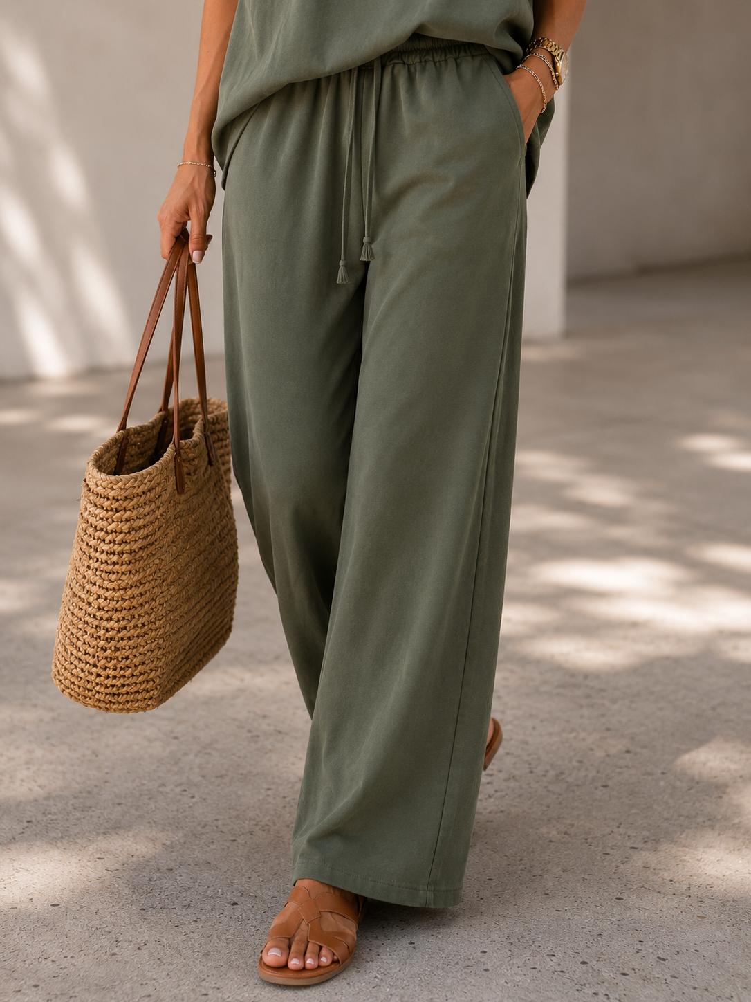 Komplet Dresowy Wiya Khaki