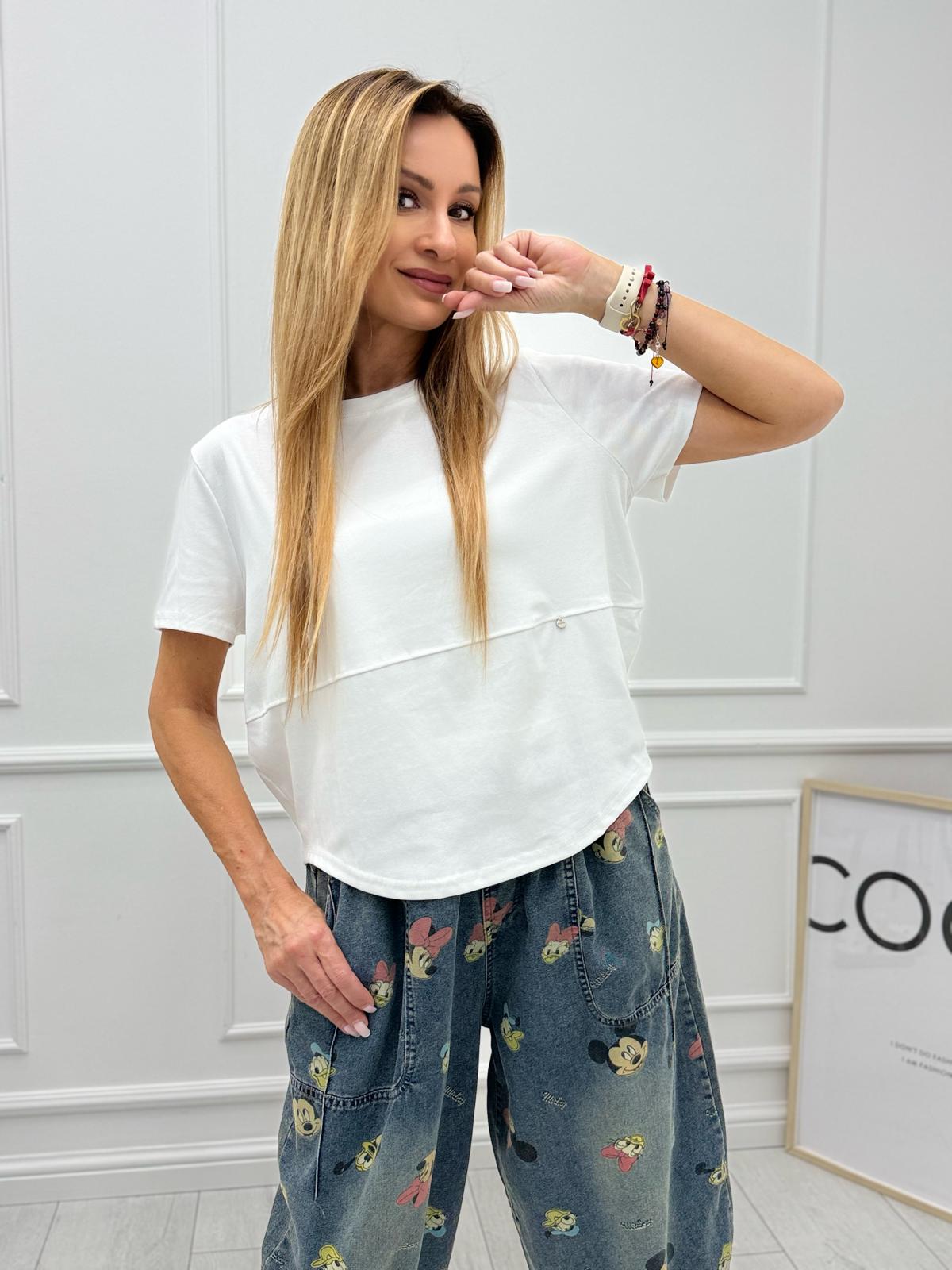 Bluzka T-shirt JOY Biała 