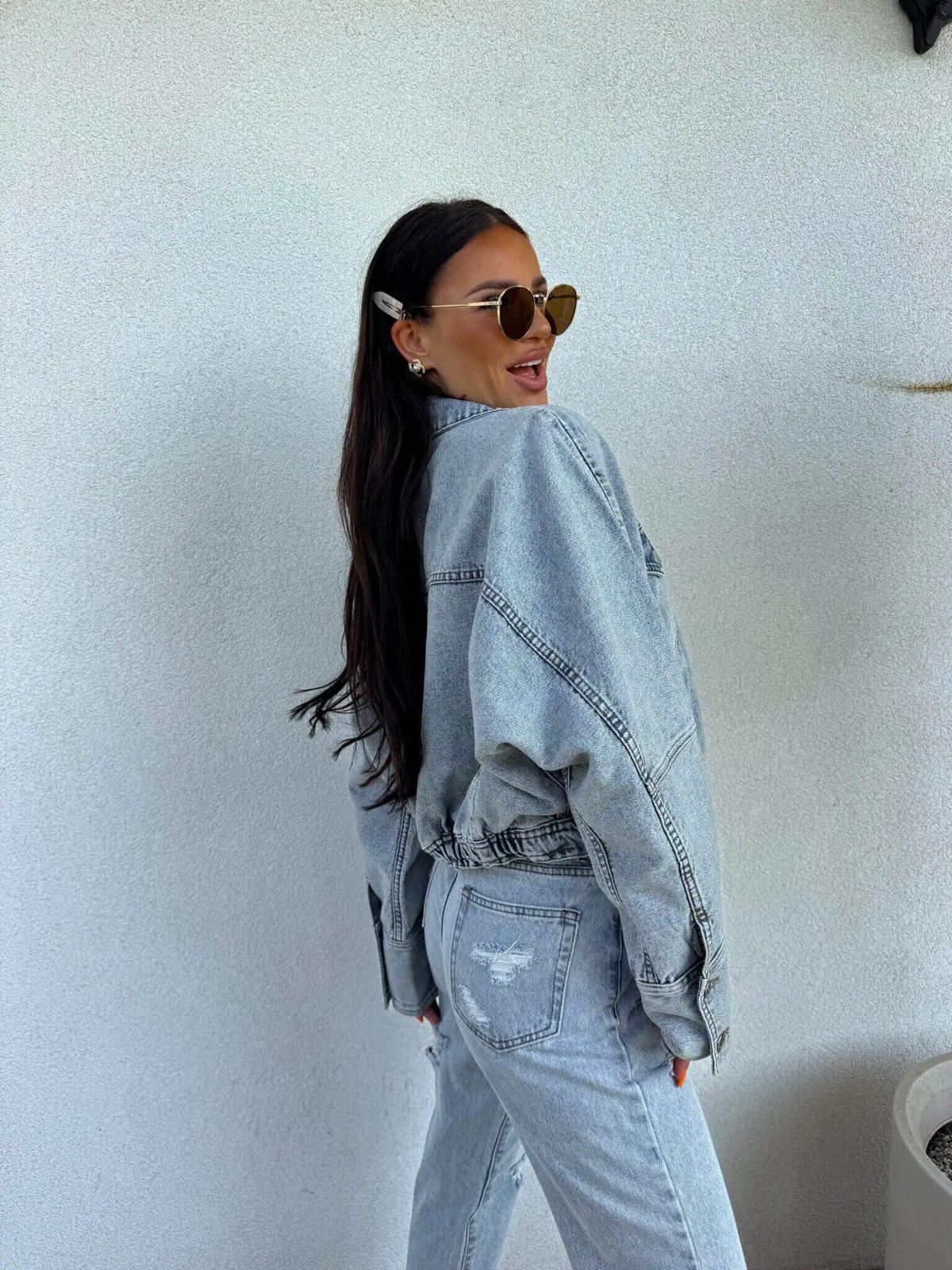 Jeans Kurtka Ramoneska By Me 