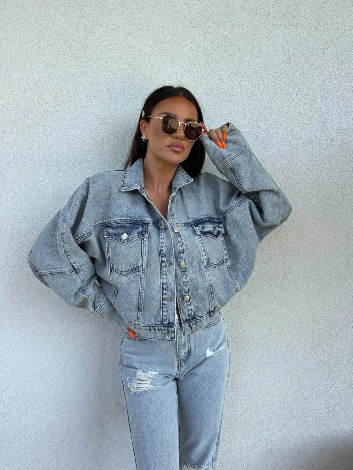 Jeans Kurtka Ramoneska By Me 
