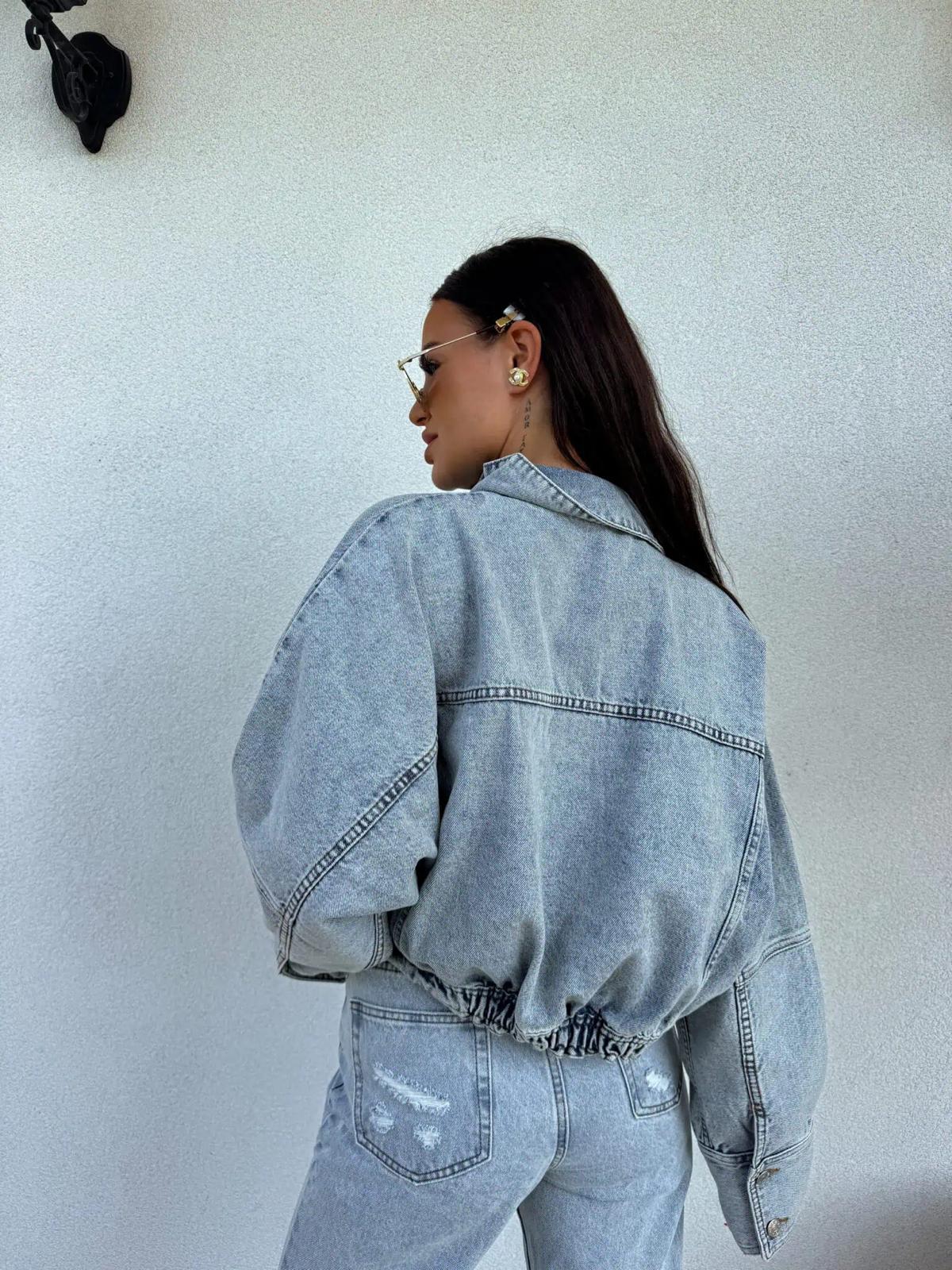Jeans Kurtka Ramoneska By Me 