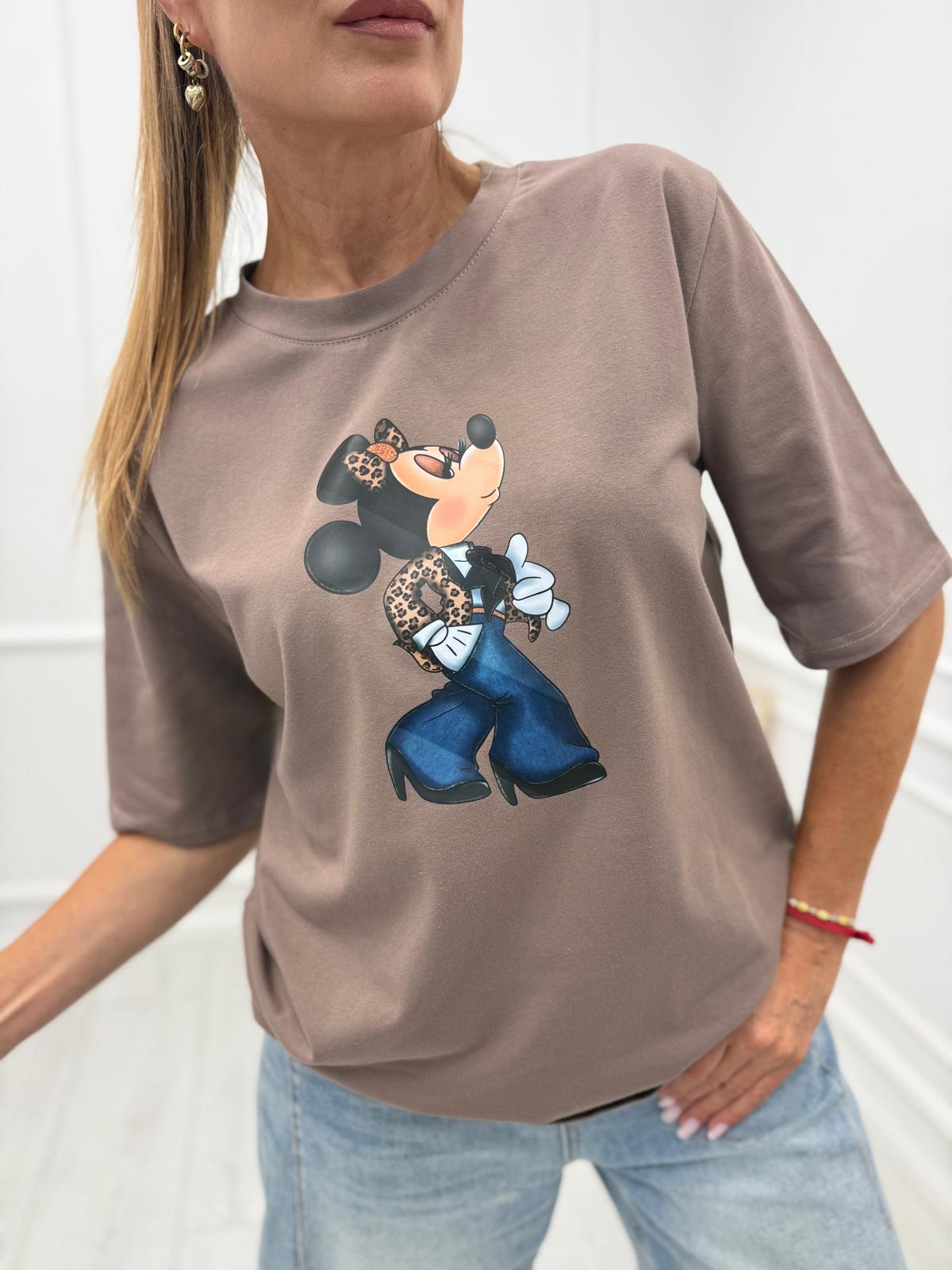 Bluzka BOCCA z Myszką Minnie Cappuccino