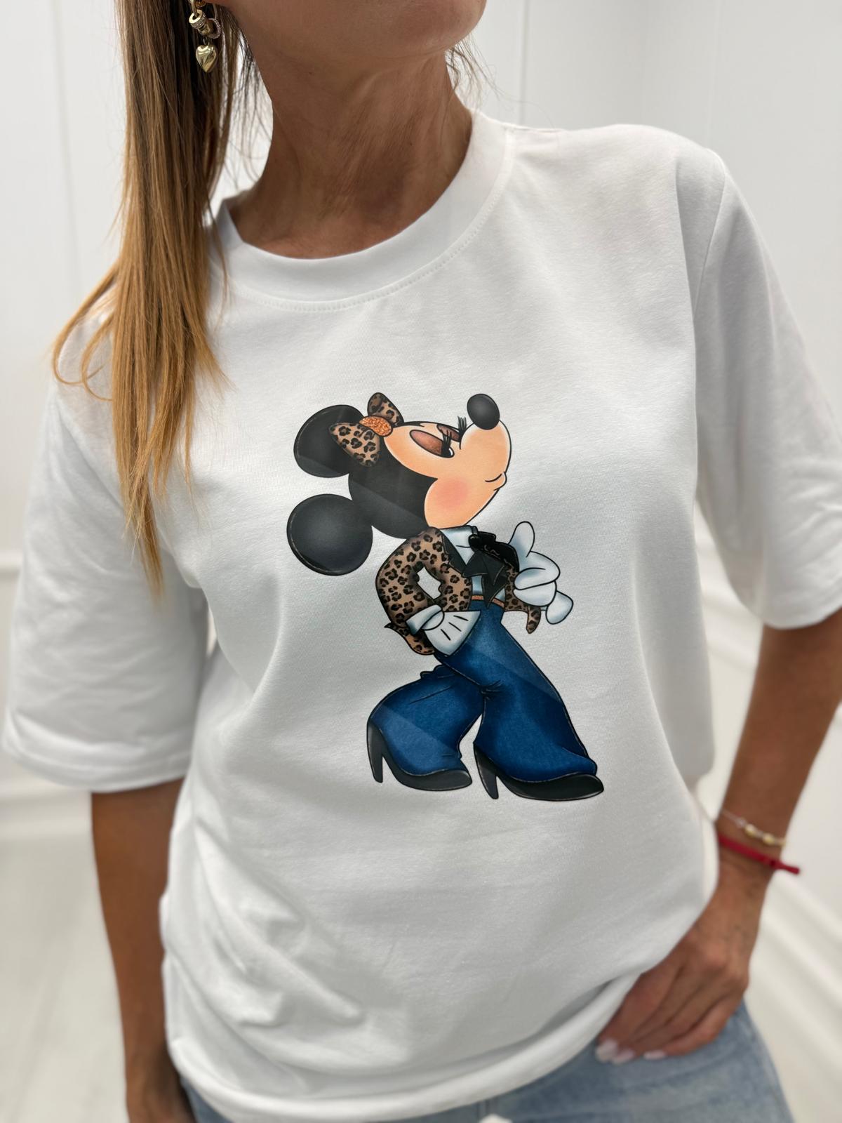 Bluzka BOCCA z Myszką Minnie Śmietana