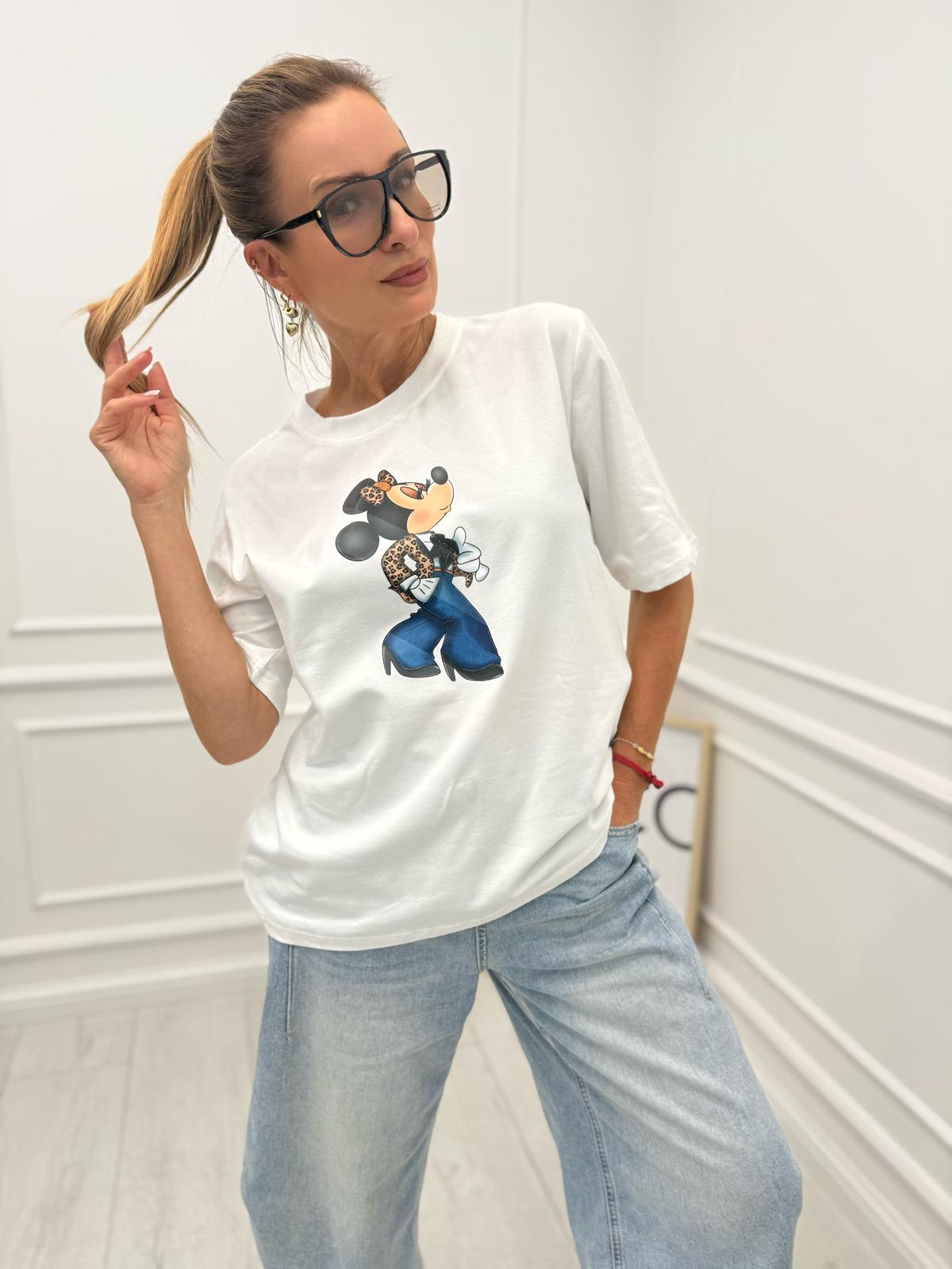 Bluzka BOCCA z Myszką Minnie Śmietana