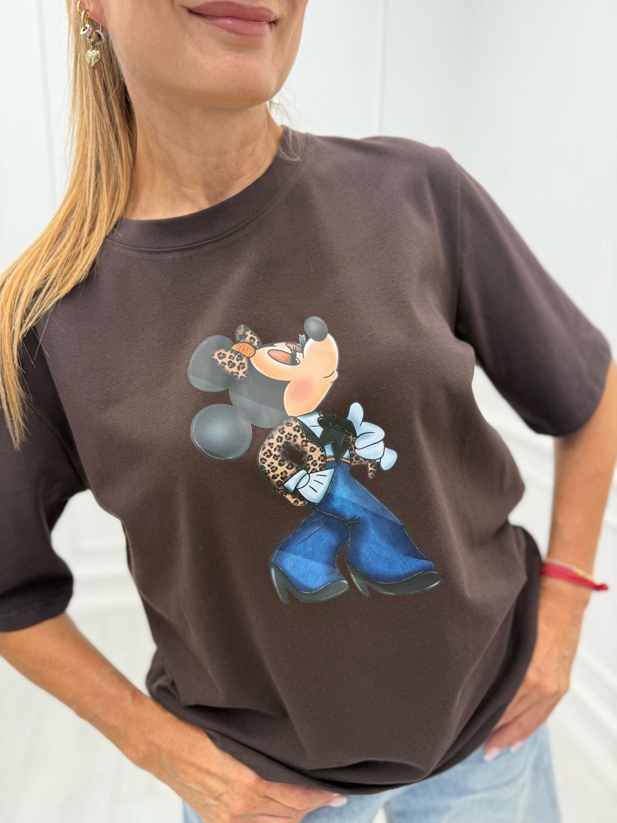 Bluzka BOCCA z Myszką Minnie Gorzka Czekolada