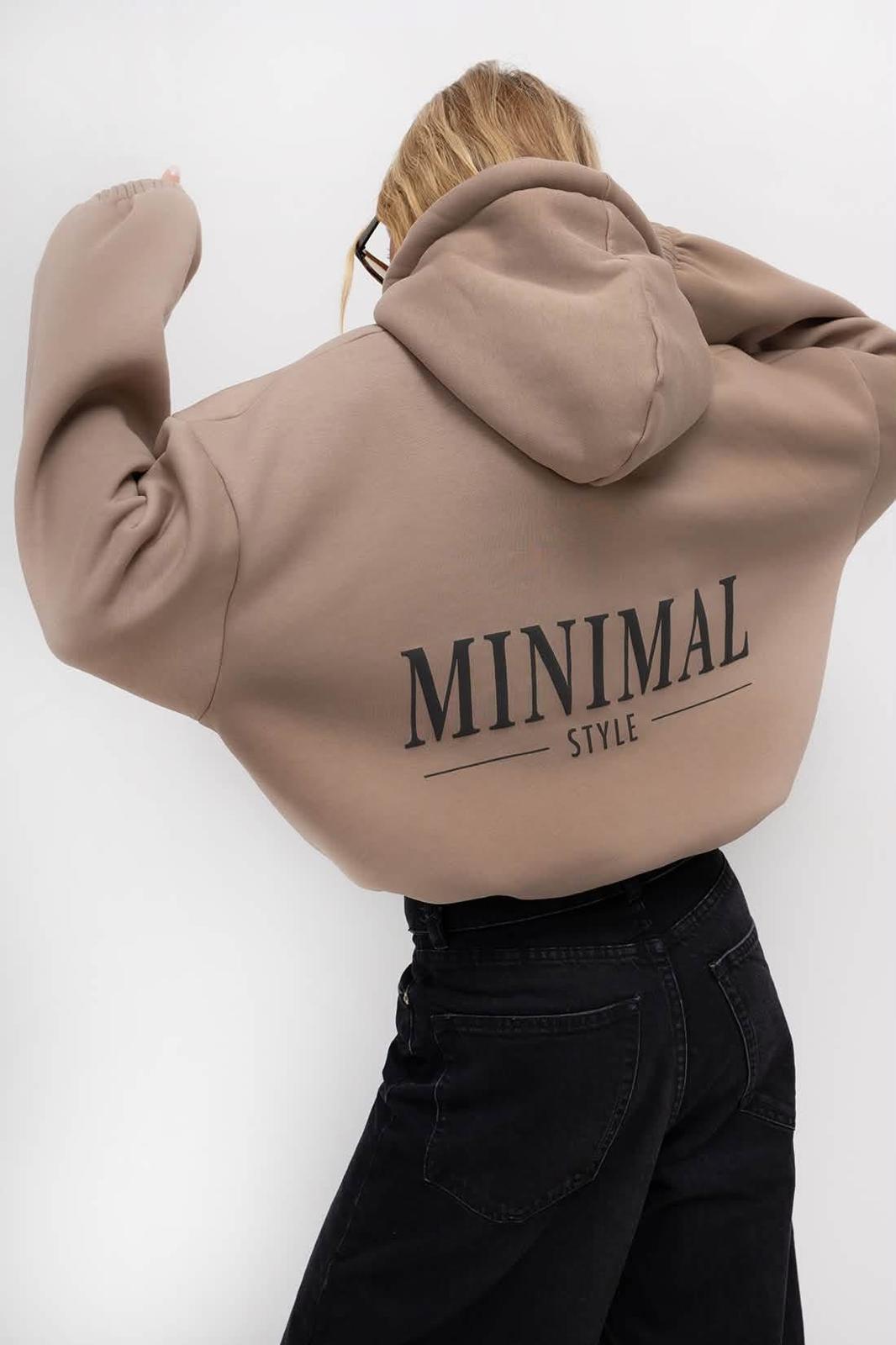 Bawełniana Bluza BOCCA Minimal z Kapturem