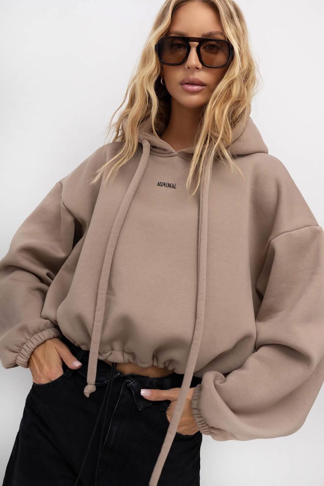 Bawełniana Bluza BOCCA Minimal z Kapturem