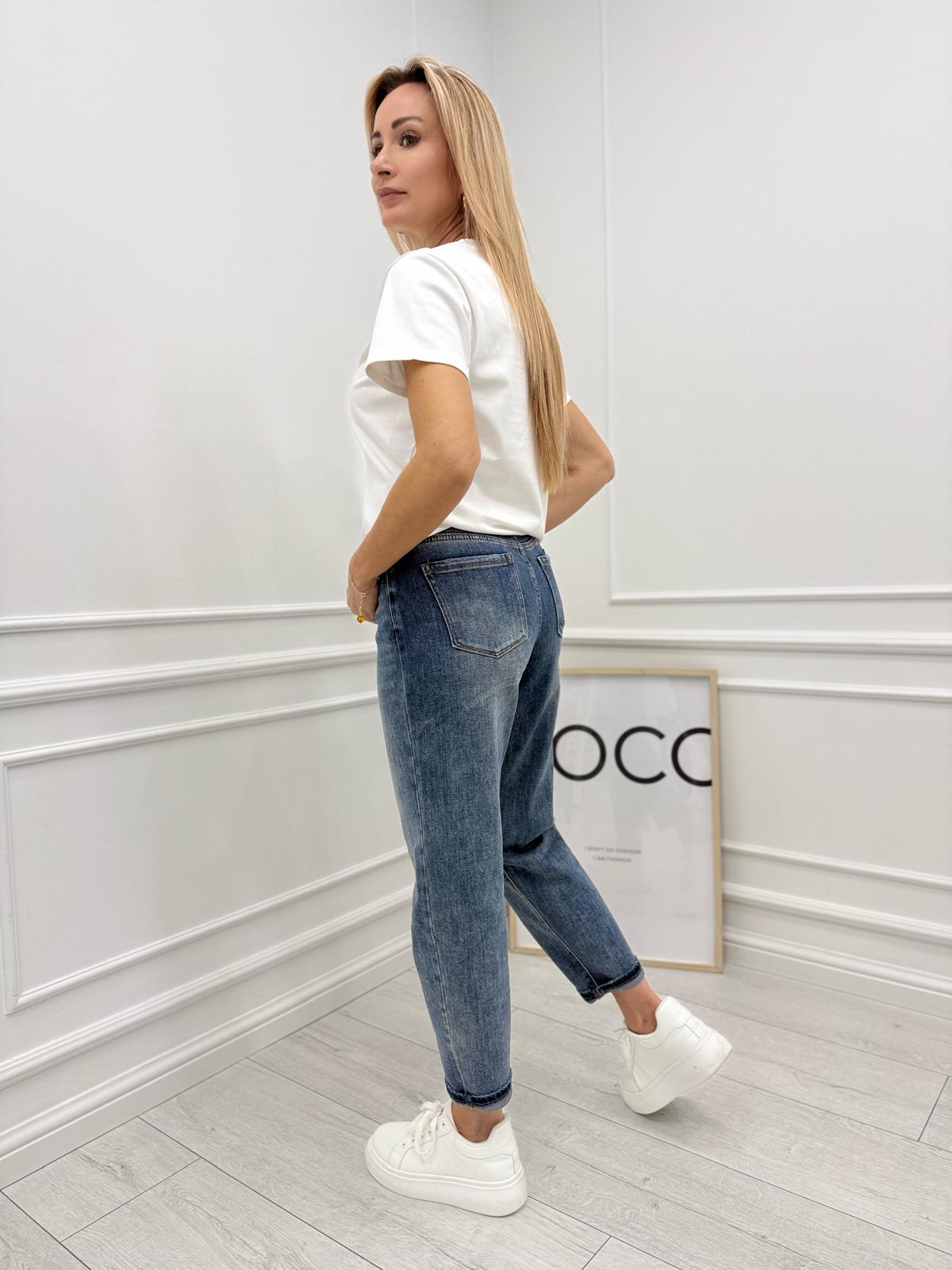 Jeansy DESIGNER Urban Skater Fit z Paskiem