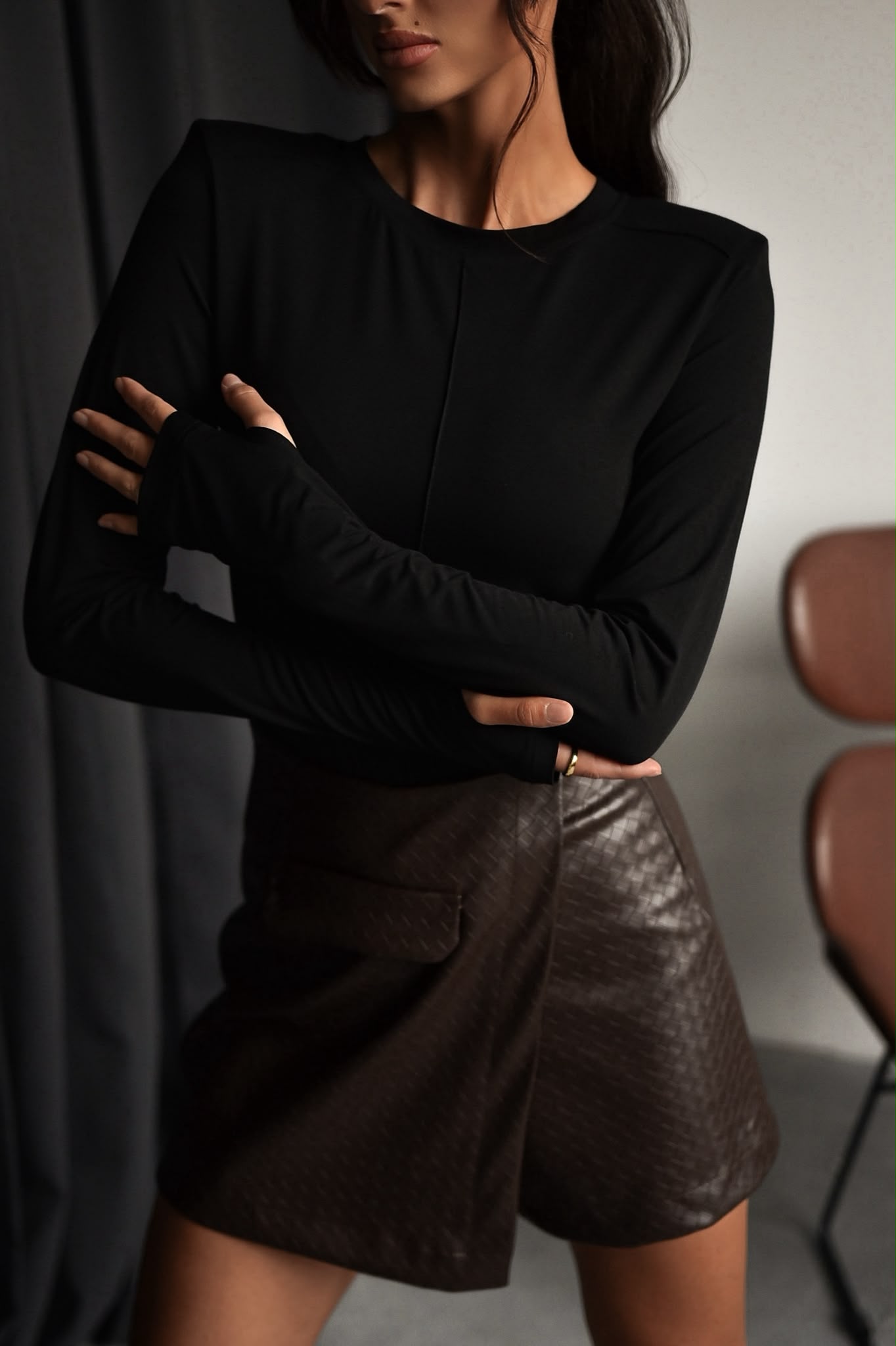 Bluzka Longsleeve Xana Czarny