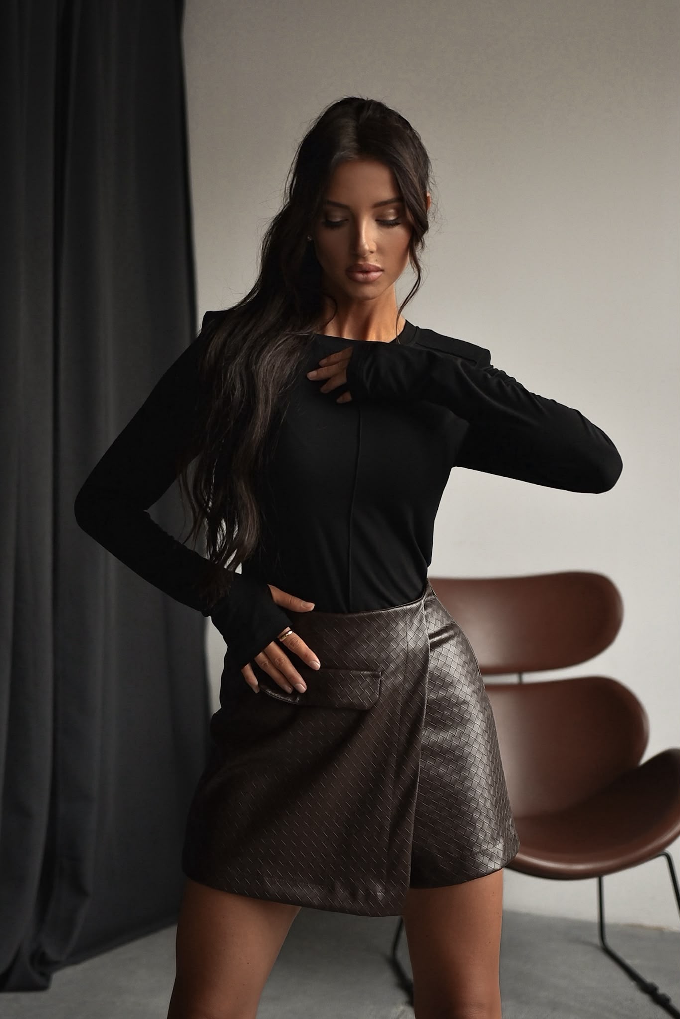 Bluzka Longsleeve Xana Czarny