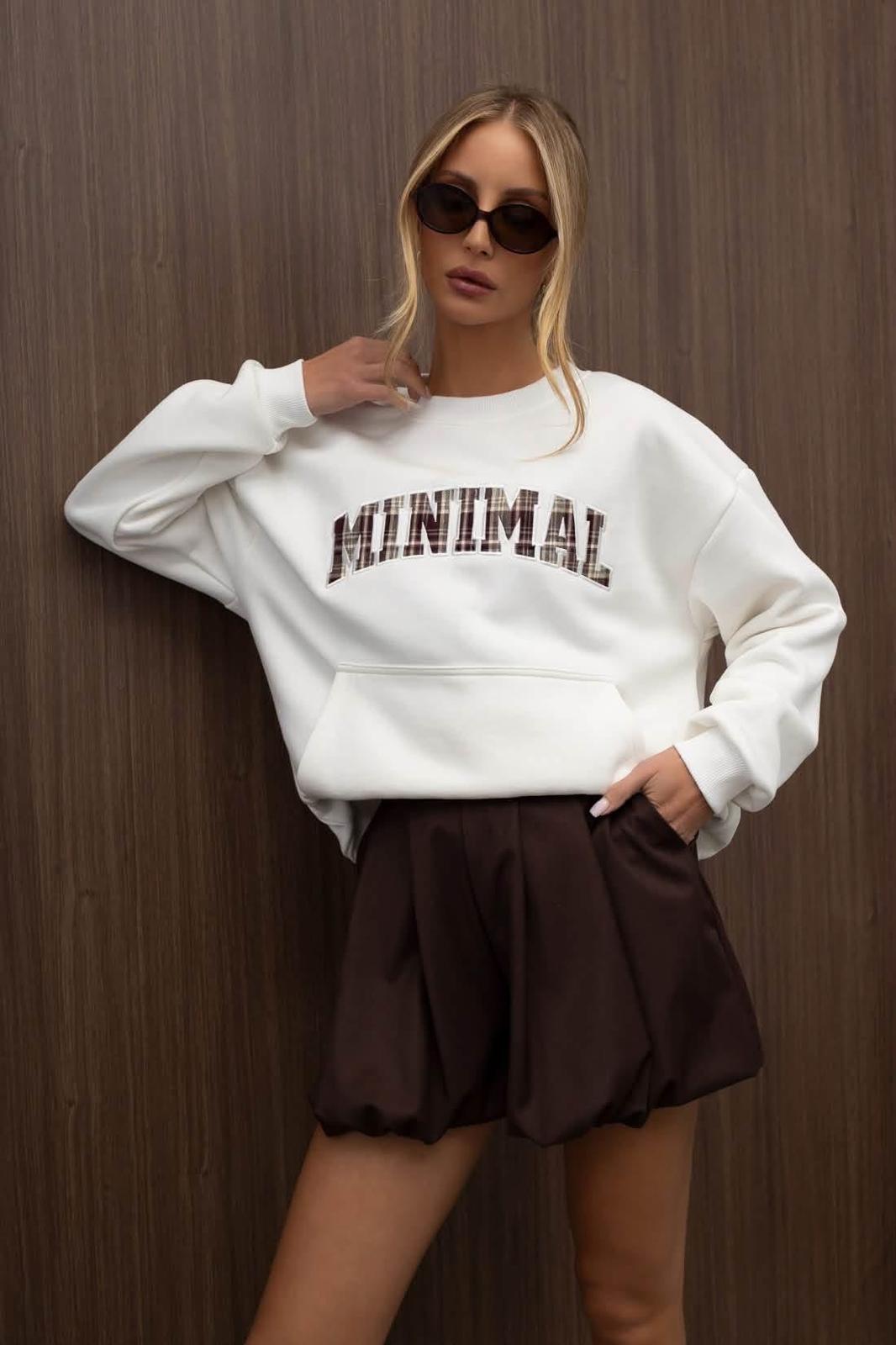 Bluza BOCCA MINIMAL Biała