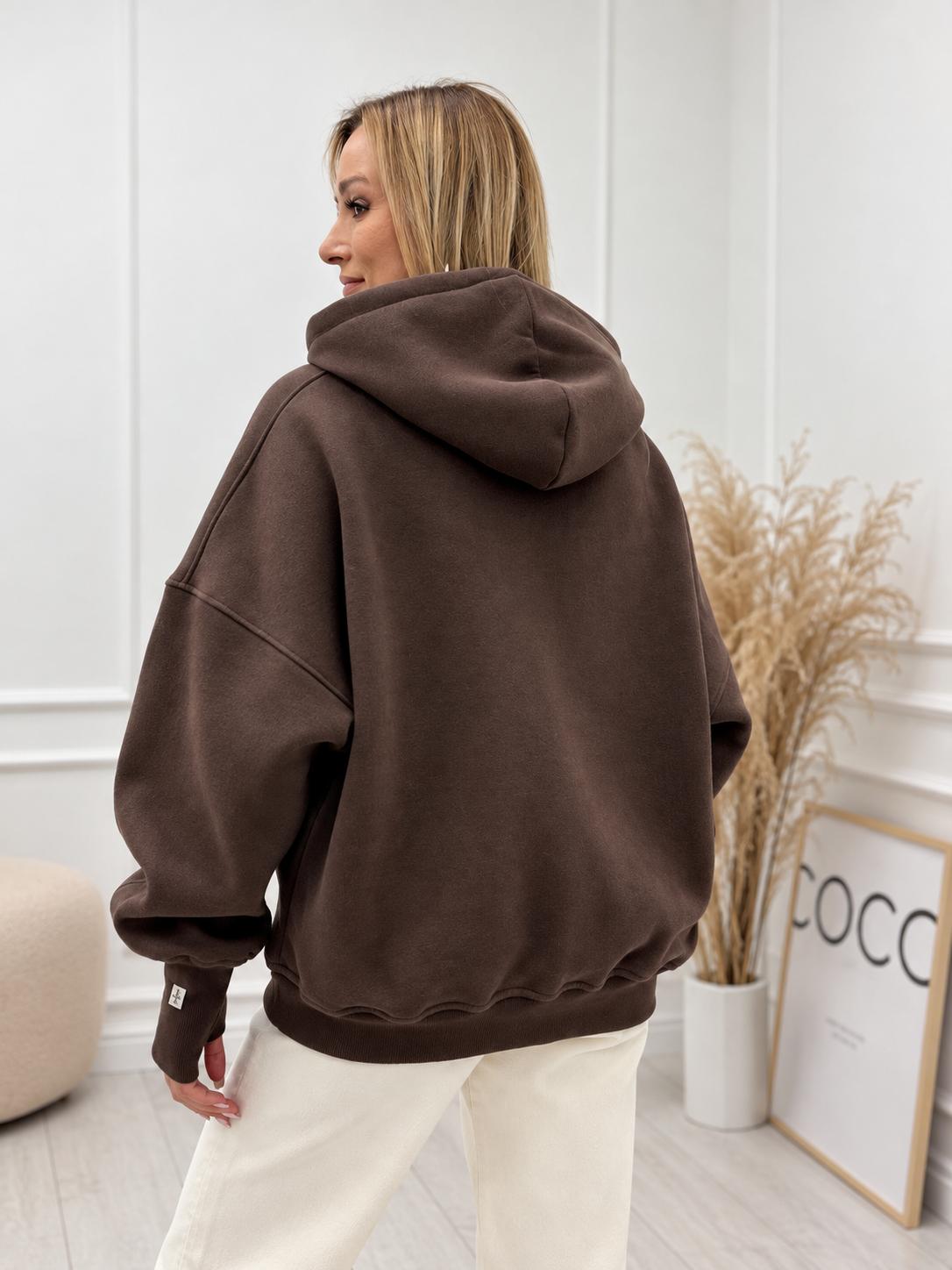 🤎 BLUZA LENOSHKA CZEKOLADOWY KOMFORT 🤎