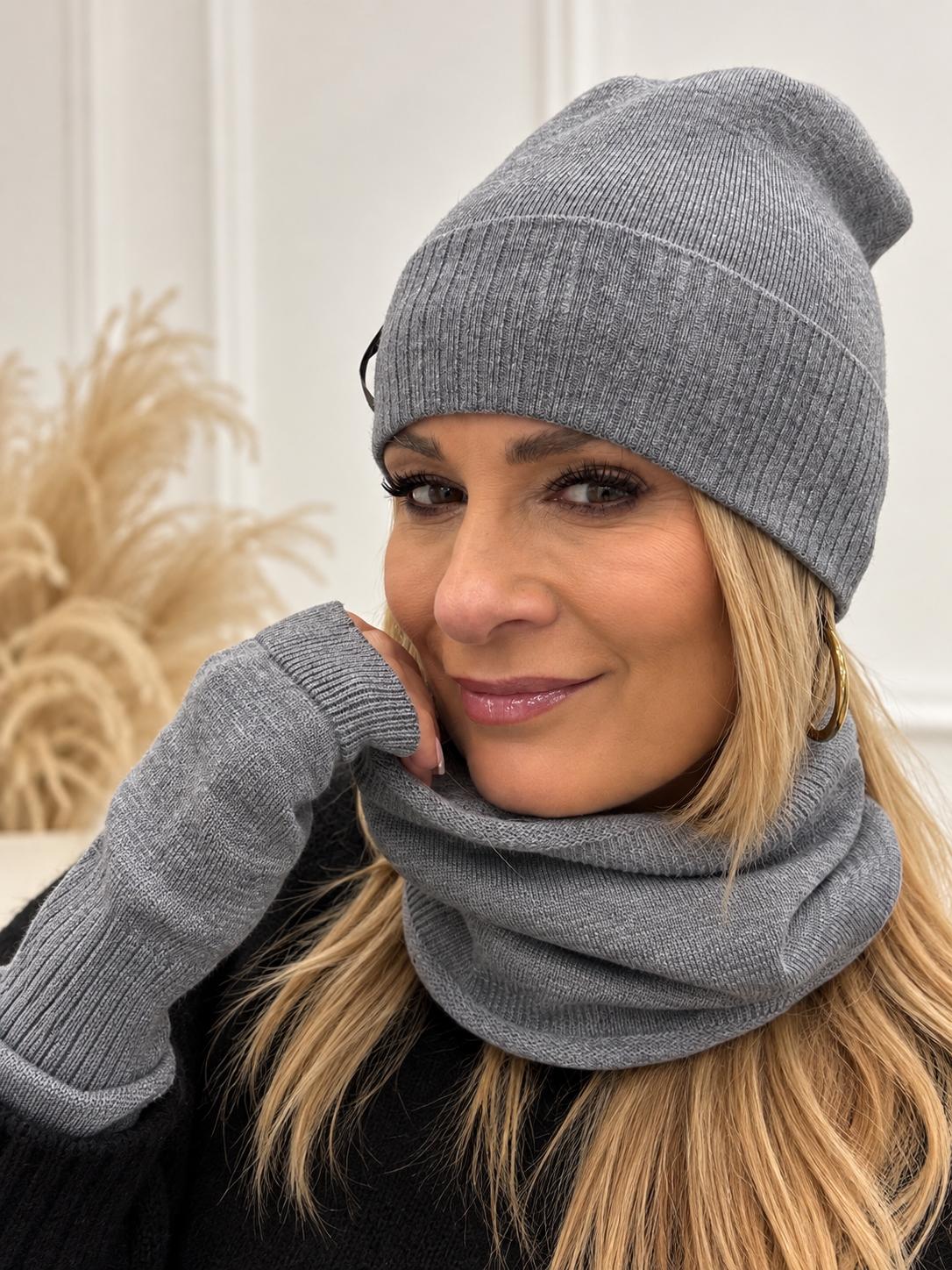 Czapka Minouu Szary