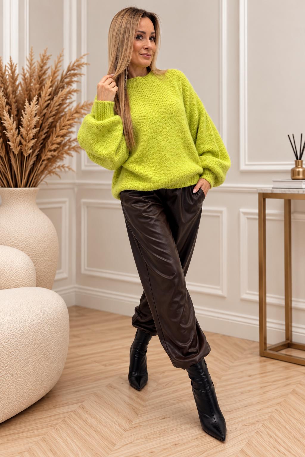 Elegancki Sweter Awokado