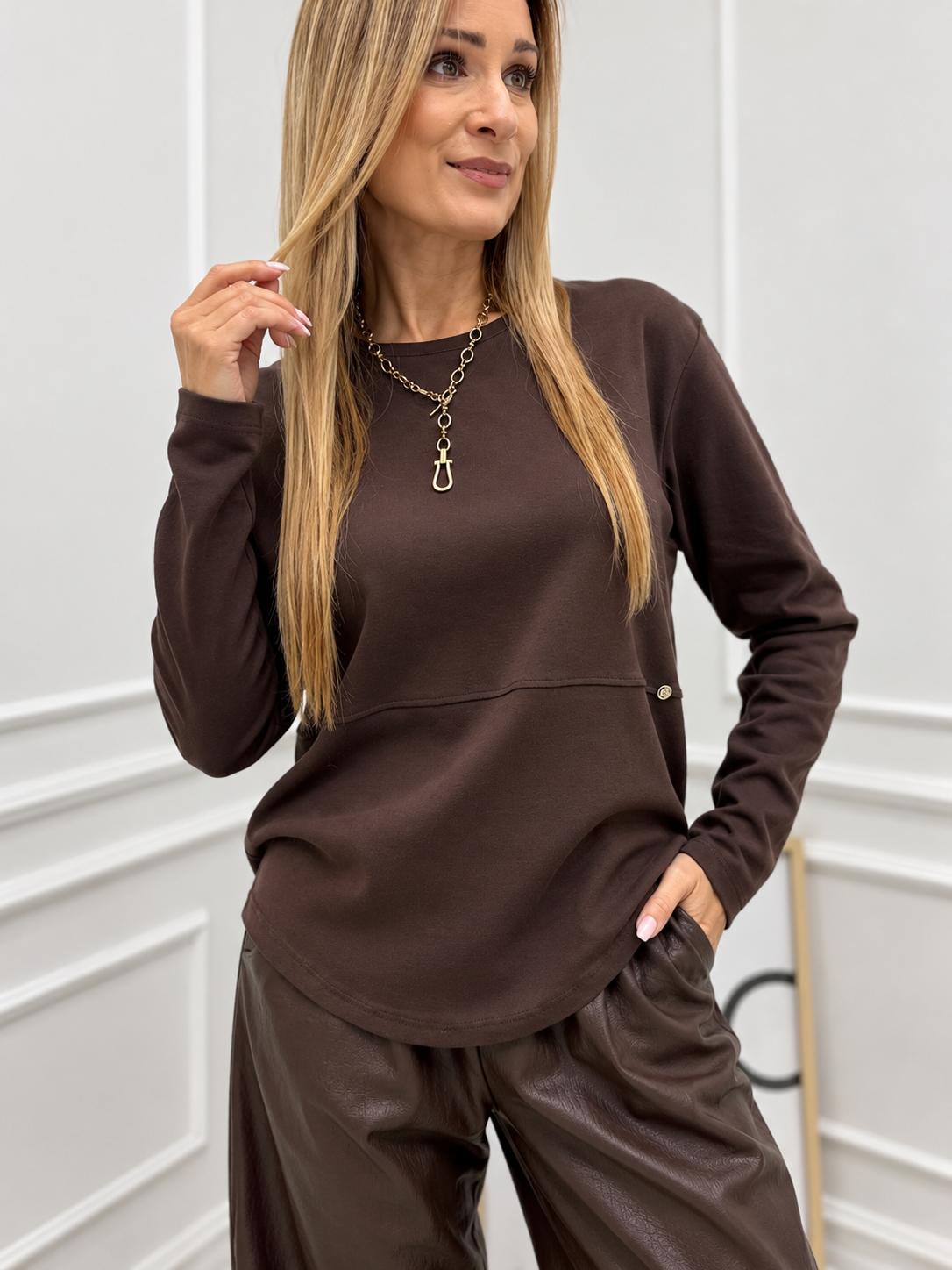 Bluzka COLET by BLM Czekolada